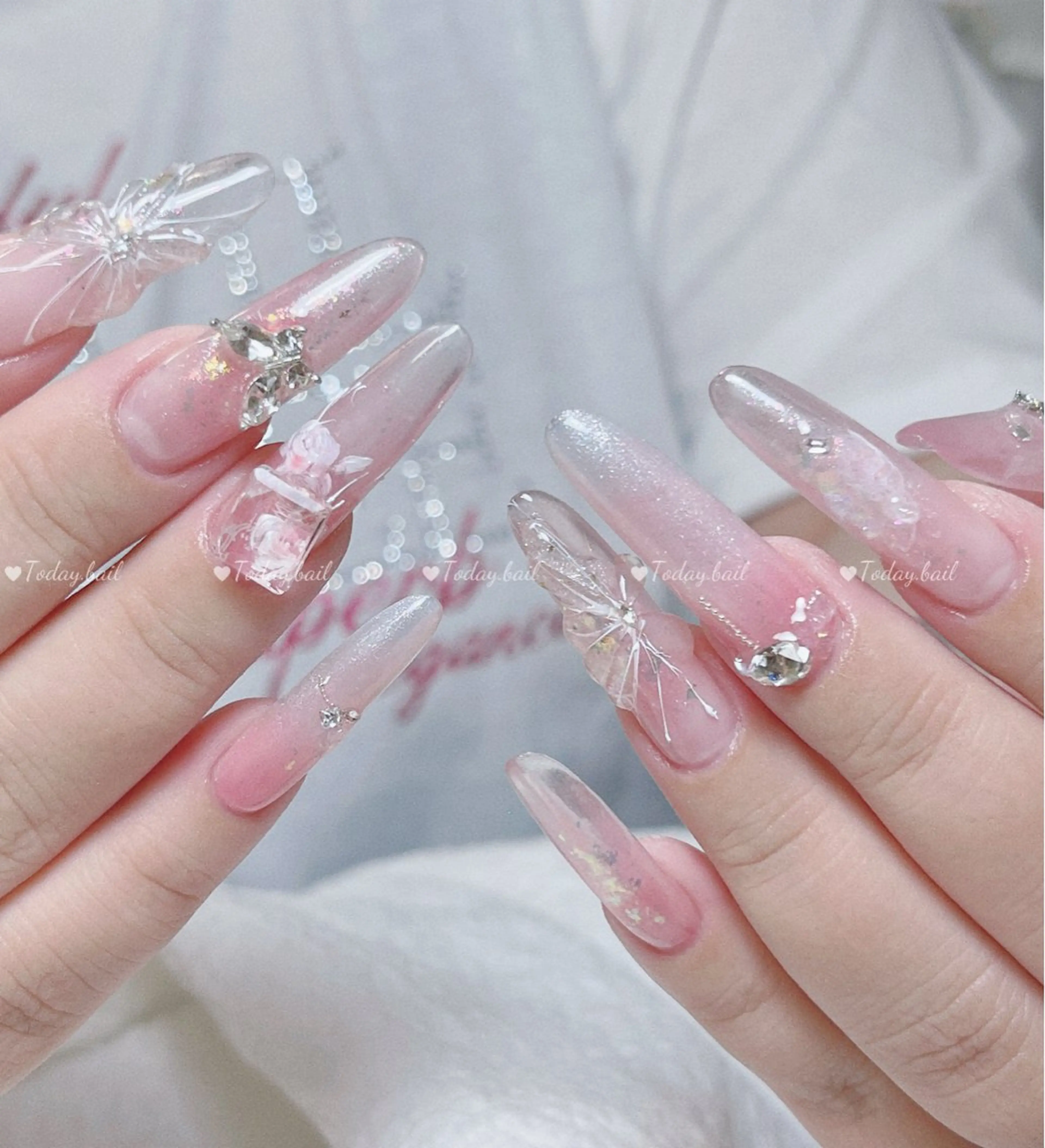 ネイル ハンドネイル 🎀Today nail💅のネイルデザイン