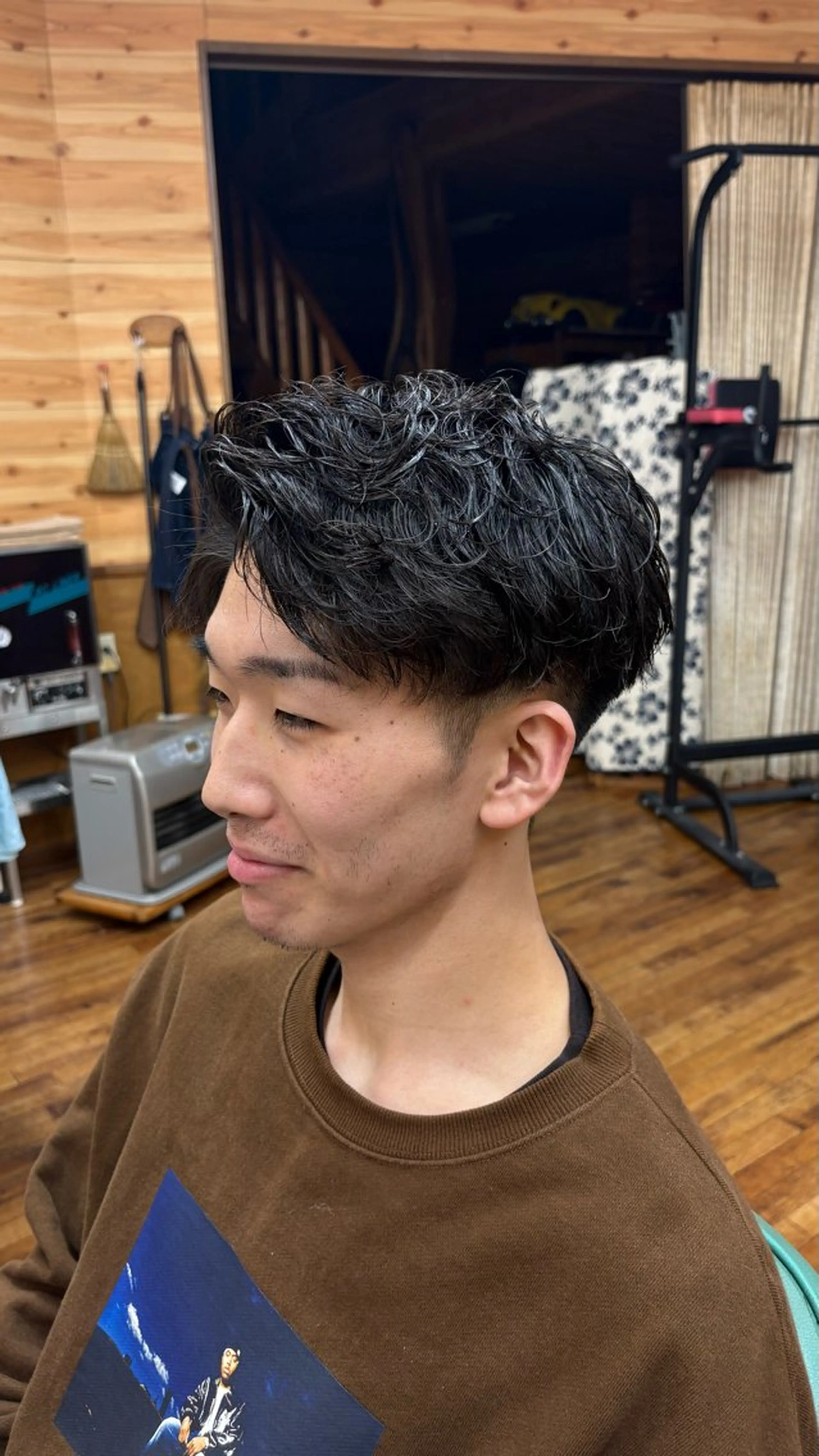 ミディアム メンズ 木名瀬 海星のヘアスタイル