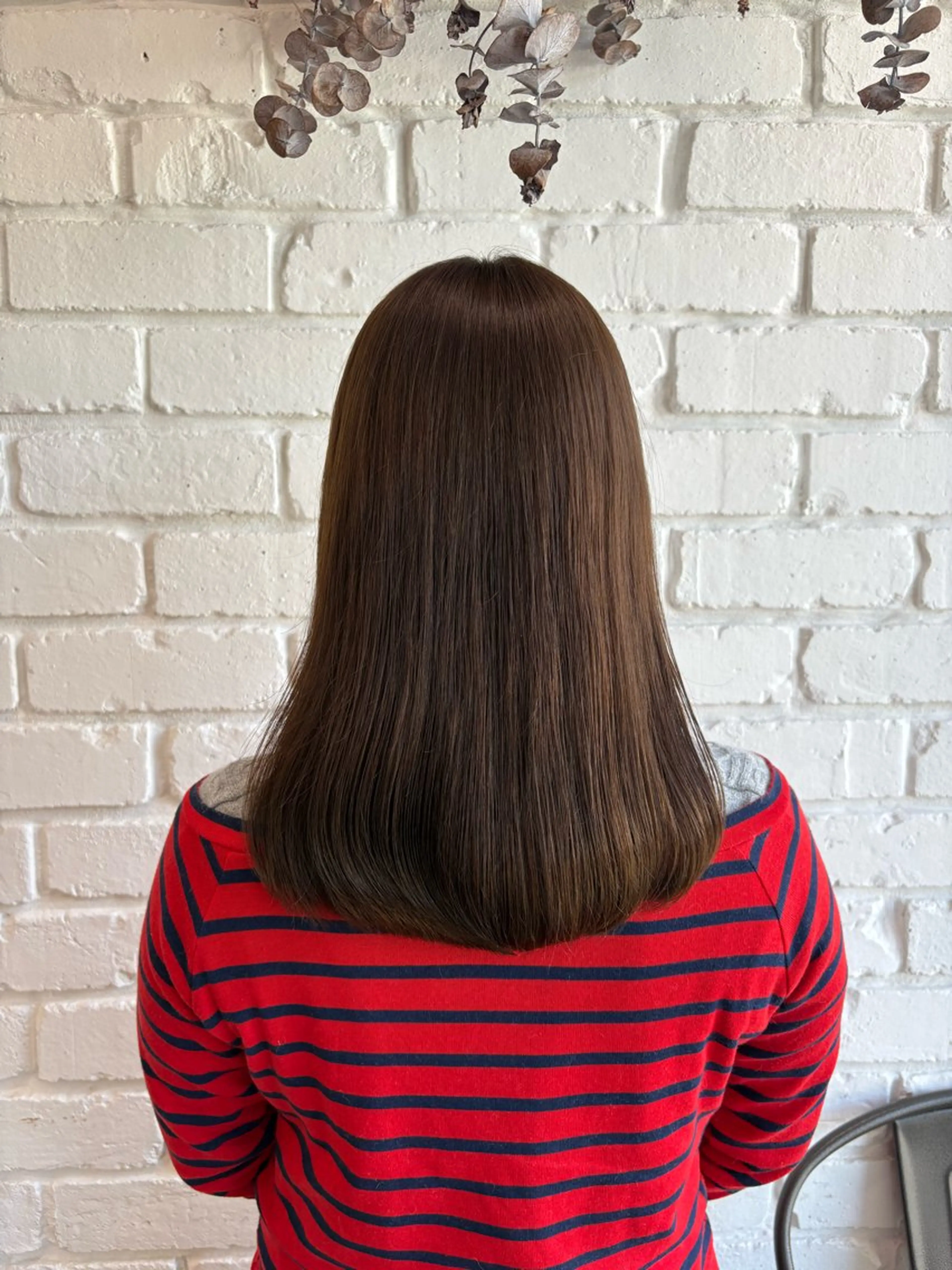 ミディアム カラー カット ヘアカラー トリートメント 髪質改善トリートメン ト/縮毛矯正/ゆうなのヘアスタイル