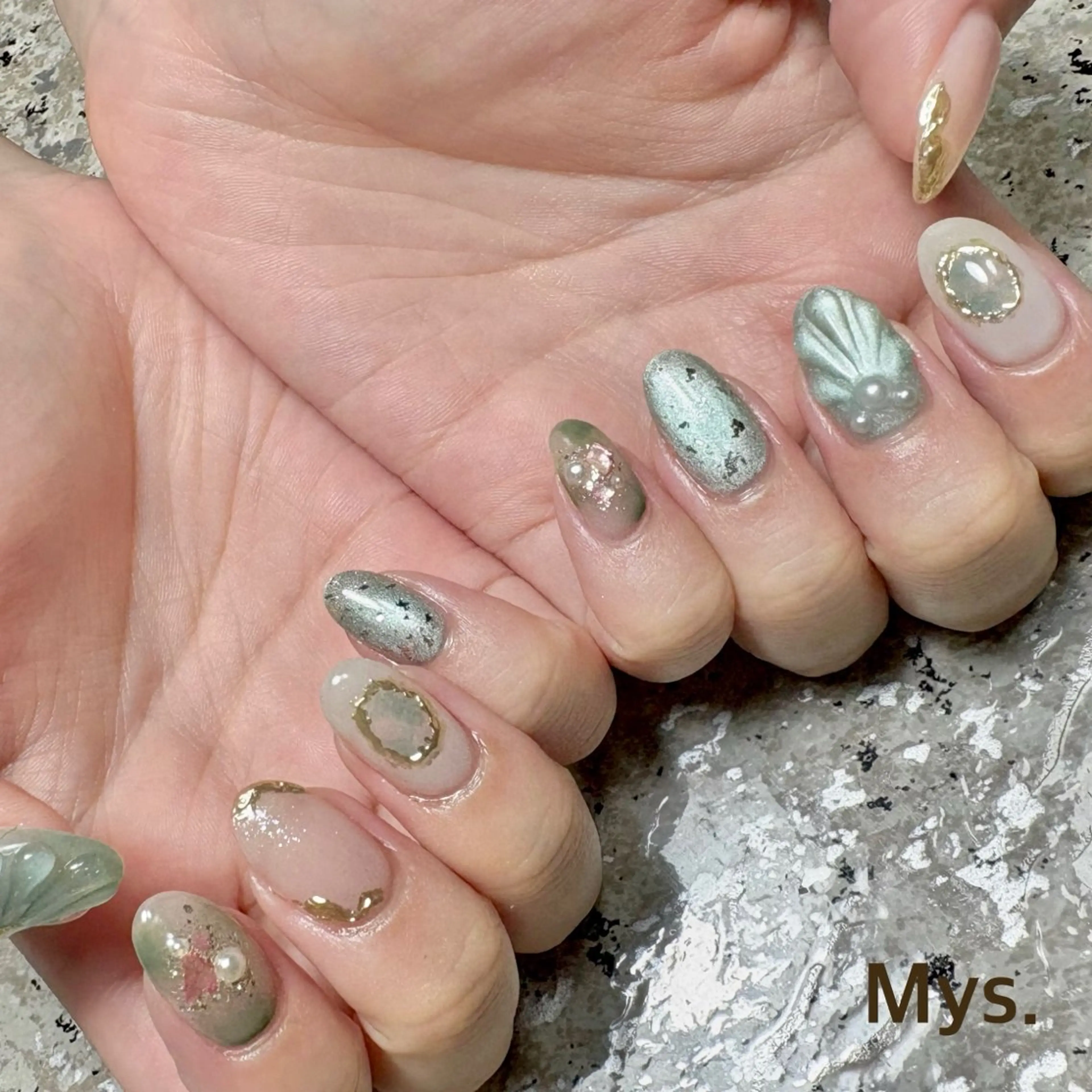 ネイル ハンドネイル Mys. 三上紗紀のネイルデザイン