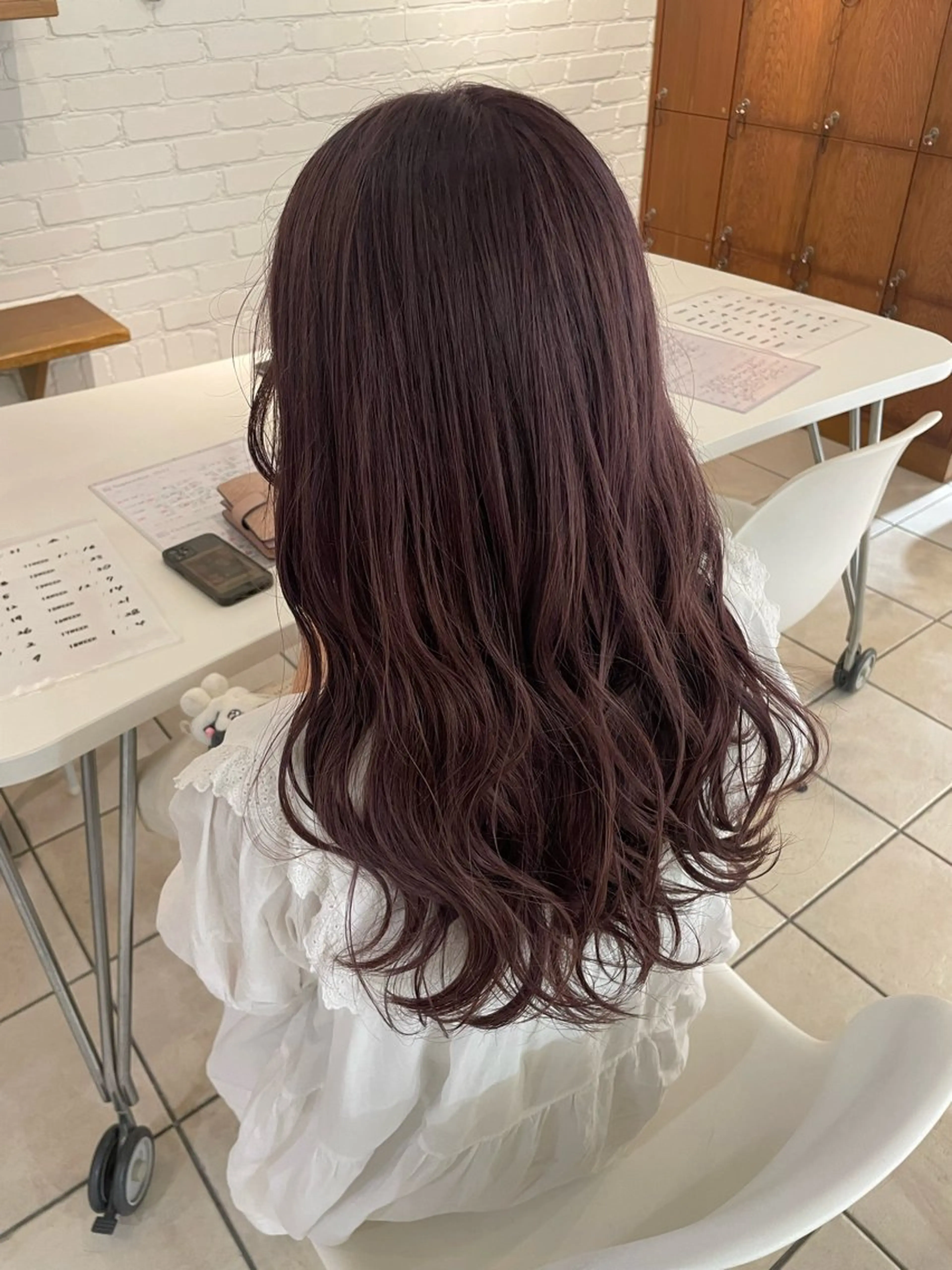 ロング カラー ラベンダーカラー 🌟デザインカラー 🌟コノミ🌟のヘアスタイル