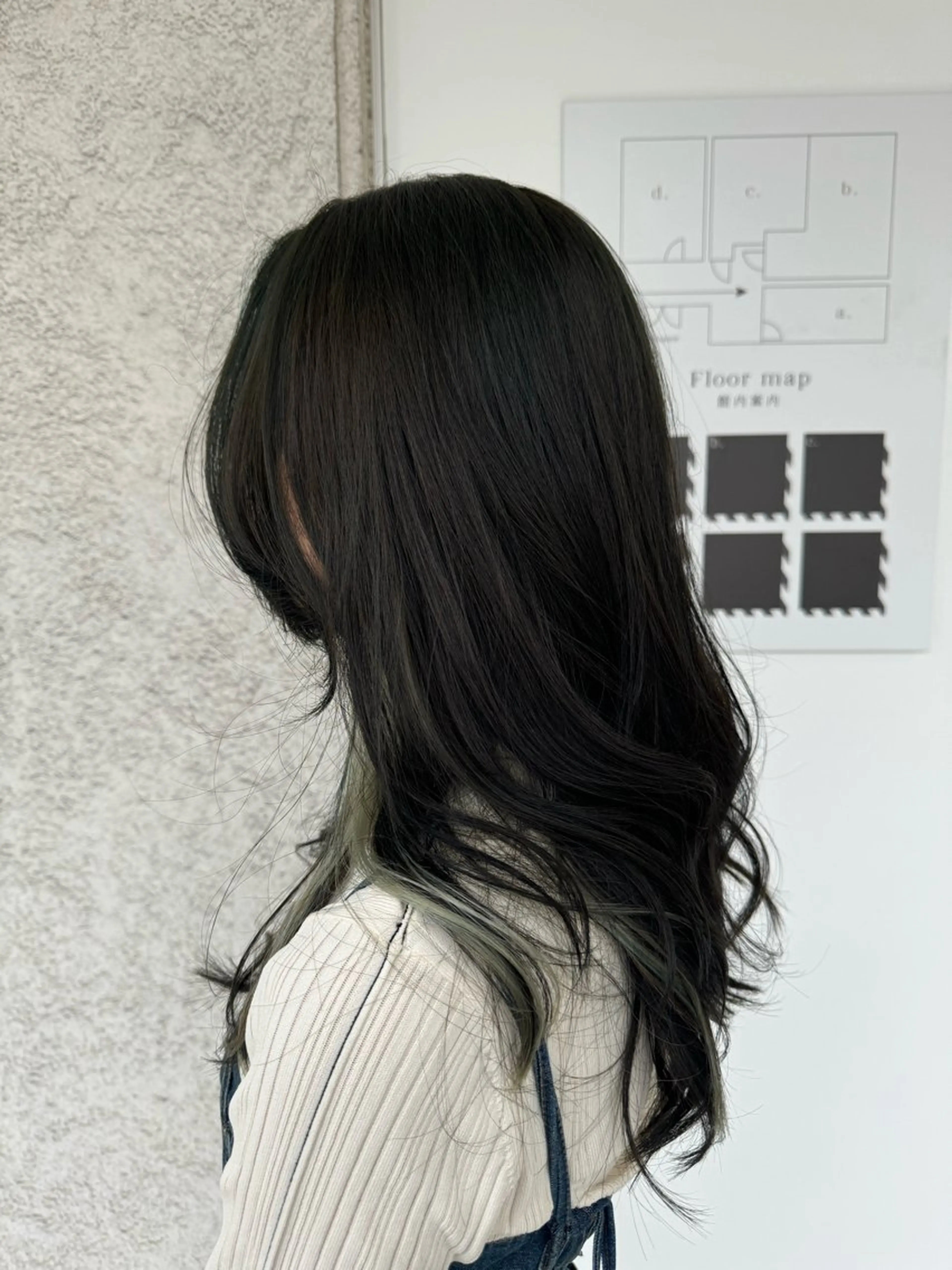 ロング カラー 椎葉 祐也のヘアスタイル