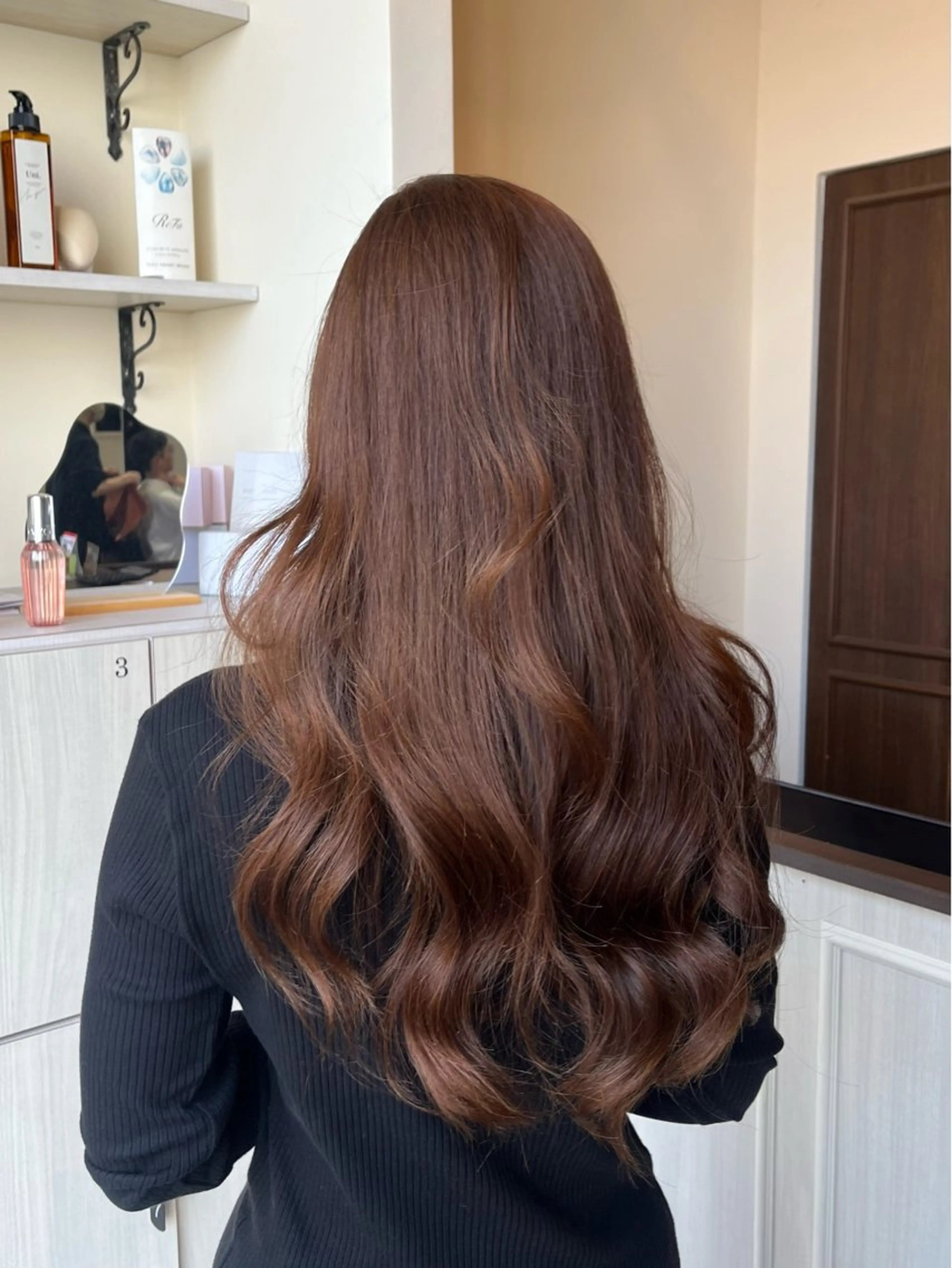 ロング カラー カット パーマ ㅤㅤㅤㅤㅤ chikaのヘアスタイル