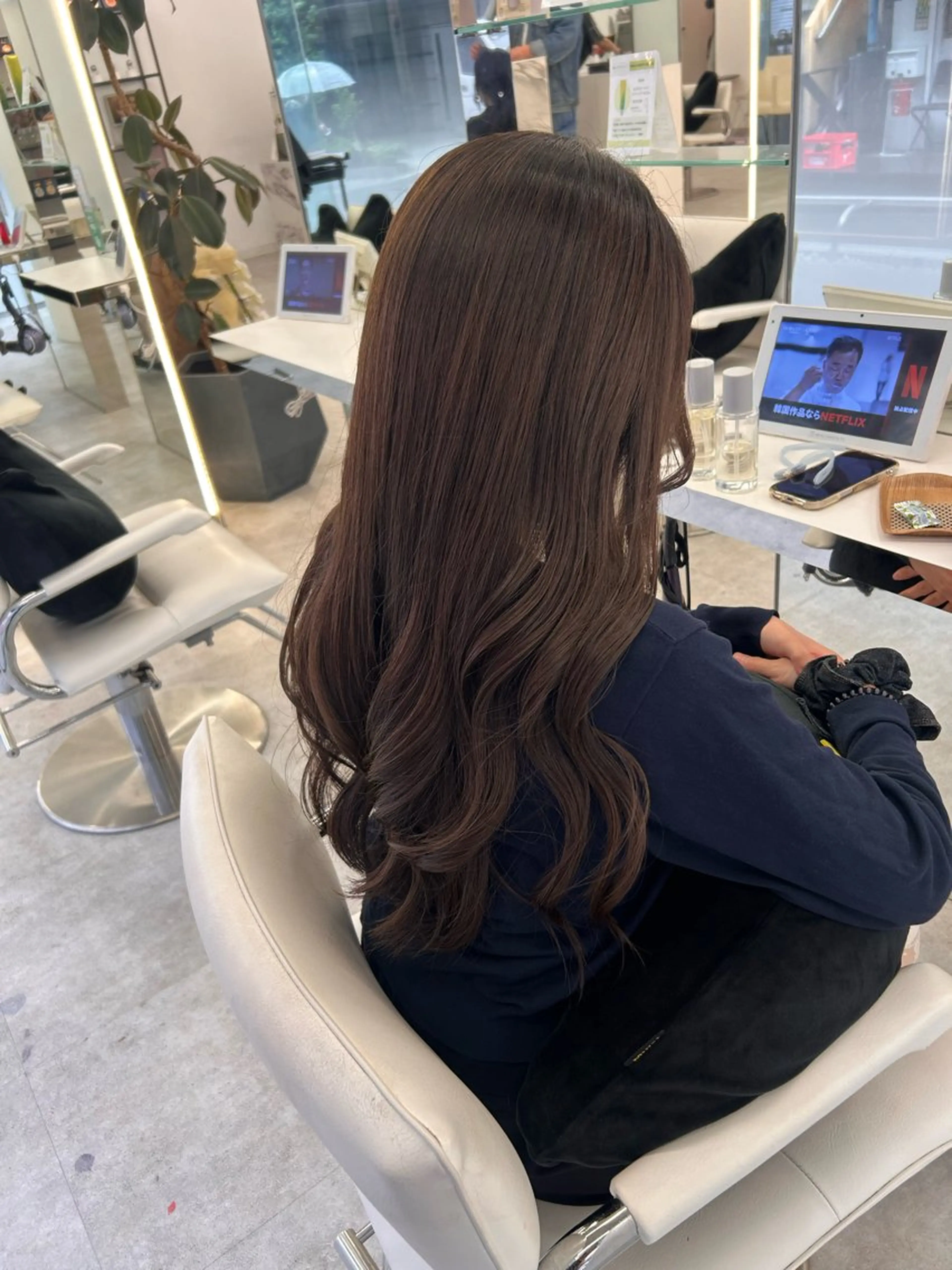 ロング カラー ヘアカラー はるか/透明感暗髪 /ヘアアレンジ🤍のヘアスタイル