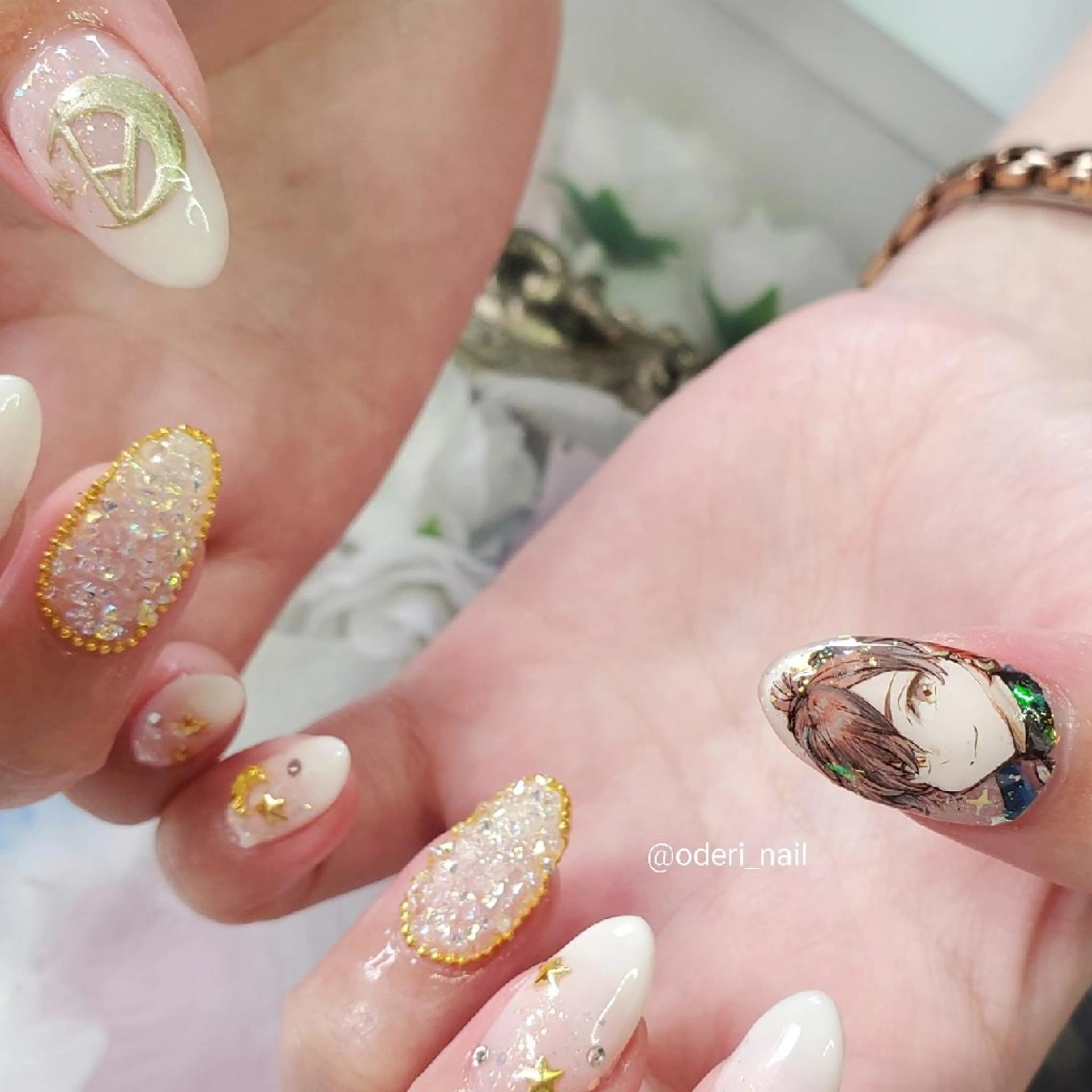 ネイル アートネイル ジェルネイル おで@ oderi_nailのネイルデザイン