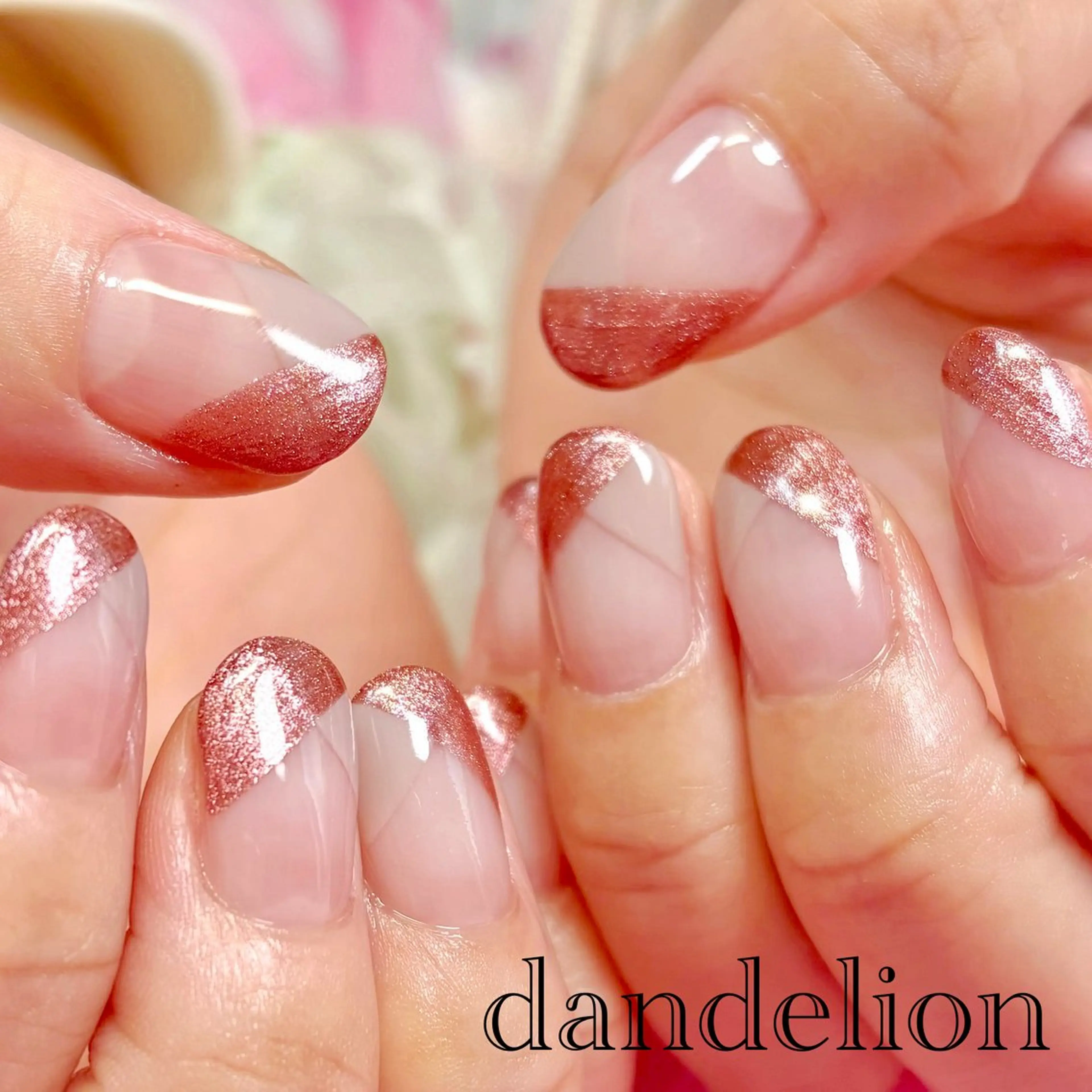 ネイル ハンドネイル ハンドケア dandelion ダンデライオンのネイルデザイン