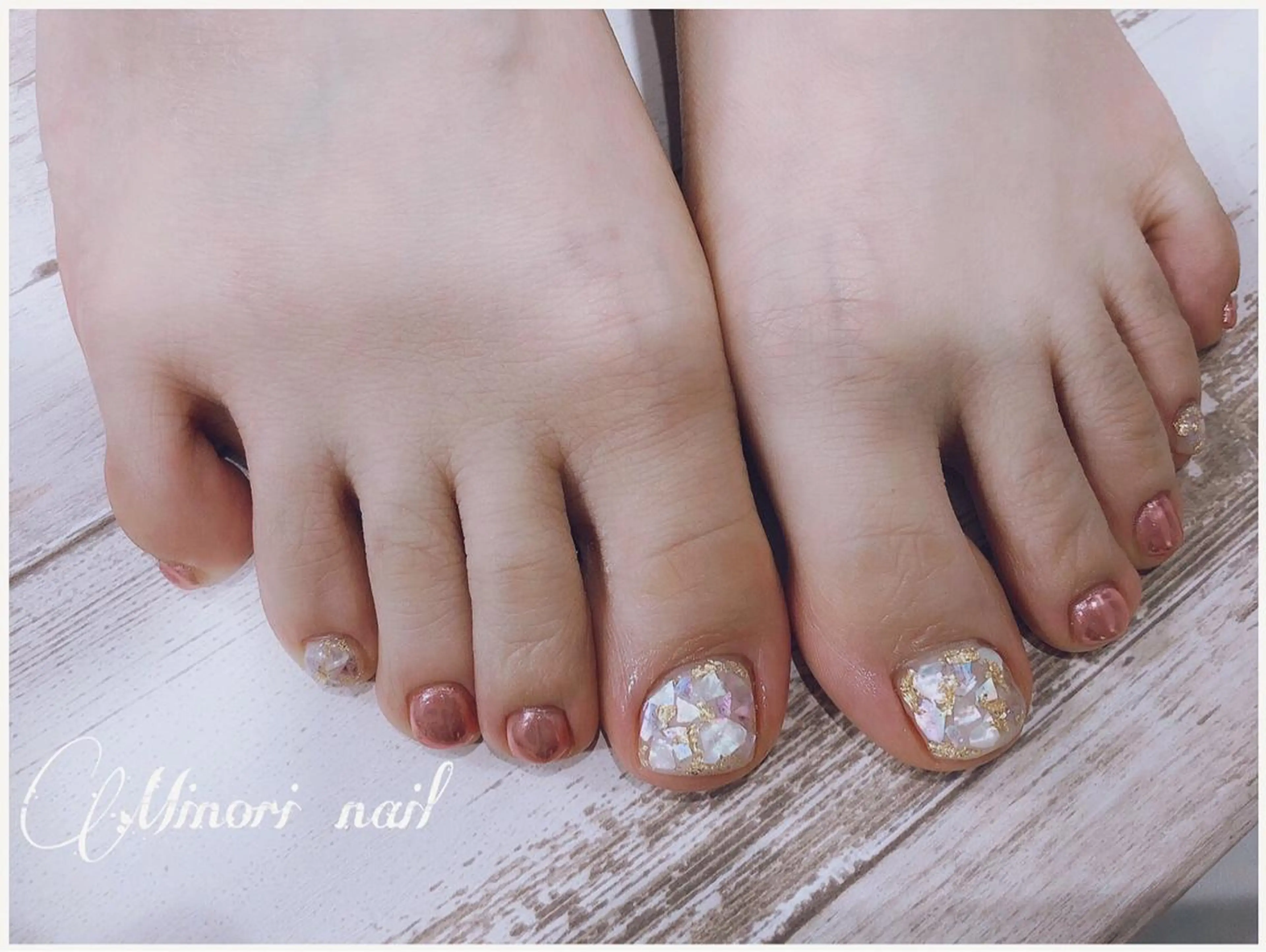 フットネイルデザインやり放題♪の写真