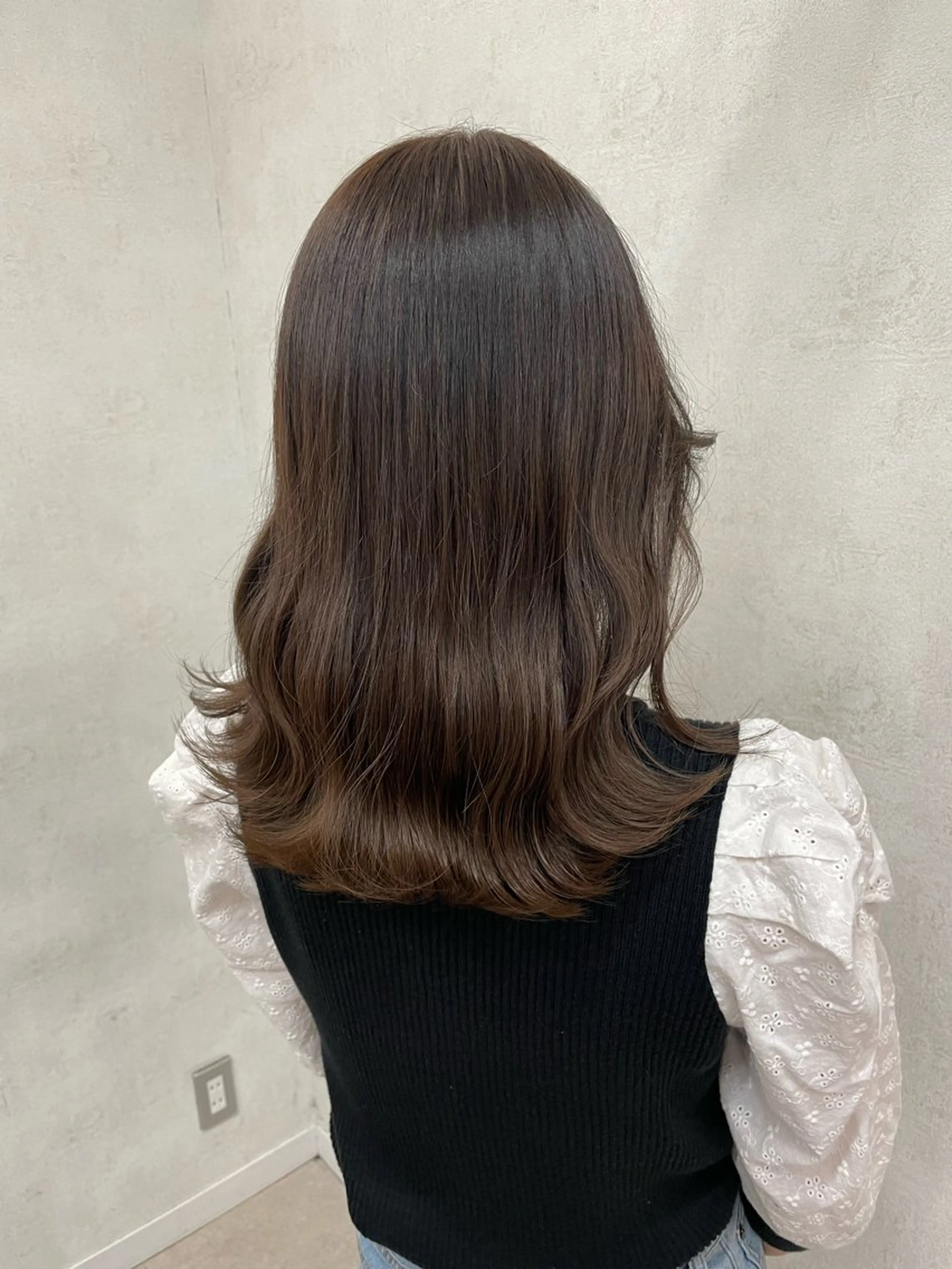 カラー ヘアカラー トリートメント Wカラー┆ブラウン ┆うる艶┆ゆうはのヘアスタイル