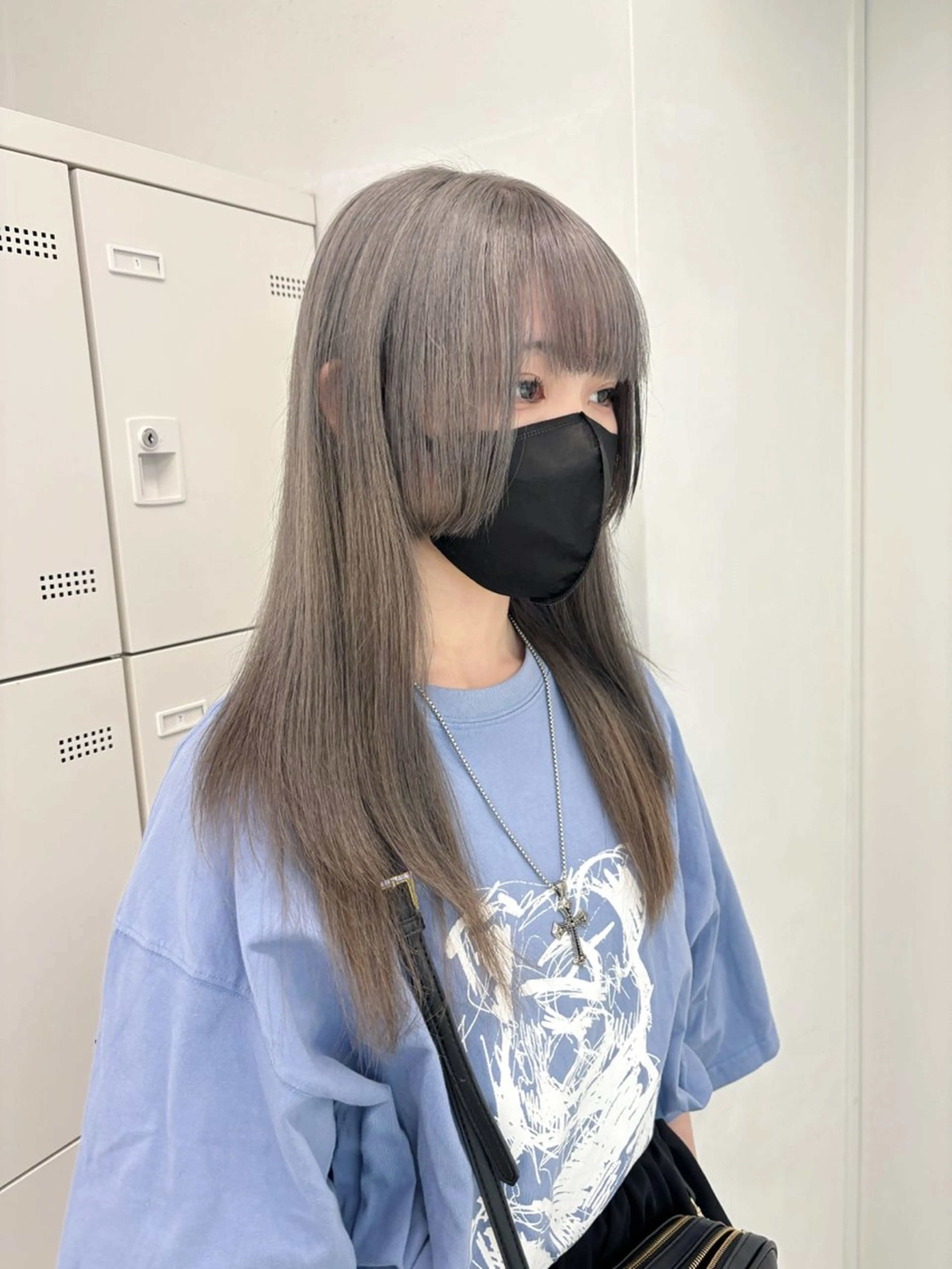 ロング カラー ヘアカラー トリートメント 💖ミルクティー💖 あかり💖のヘアスタイル