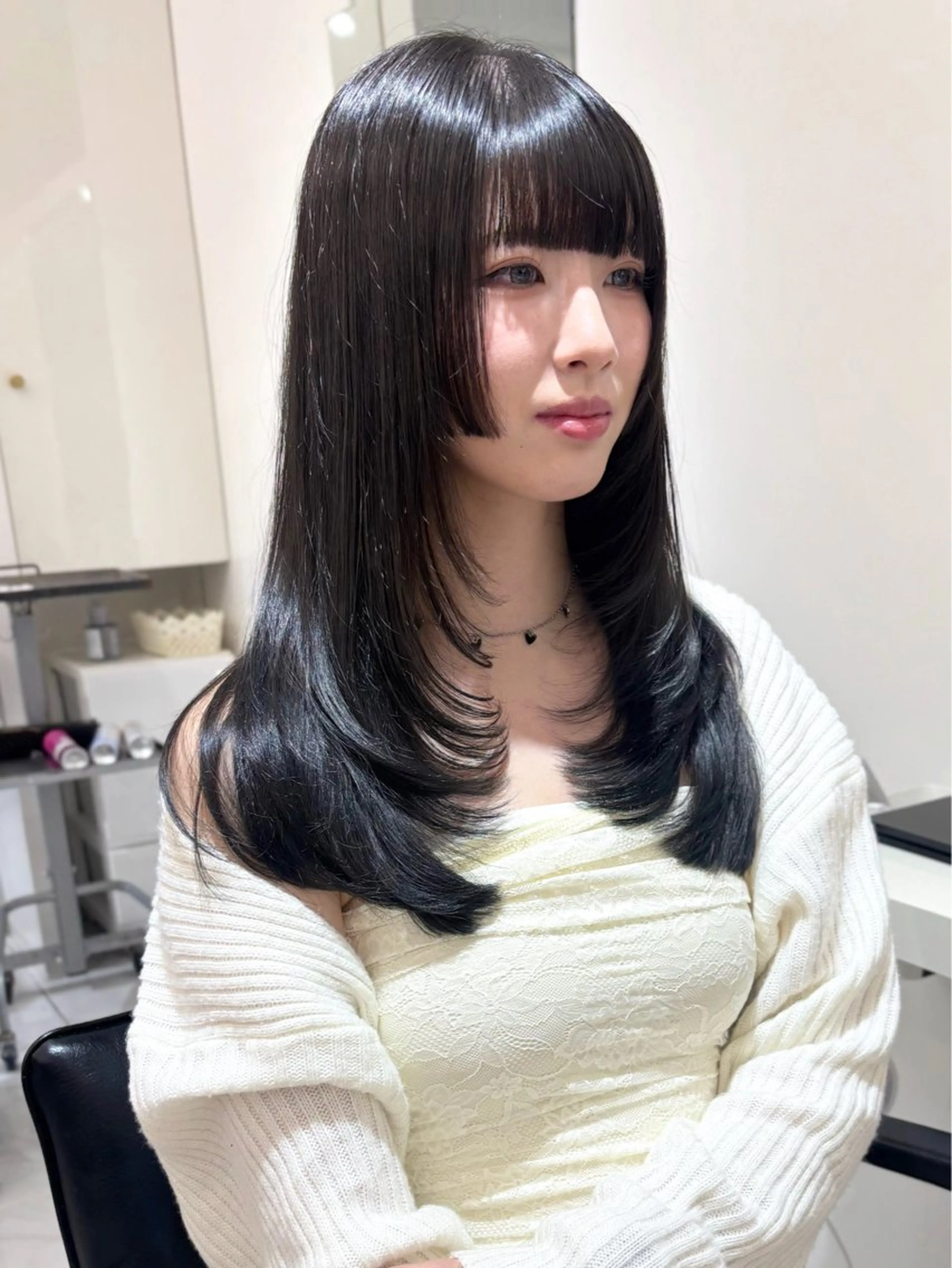 韓国レイヤーカット・ハッシュカット💞の写真