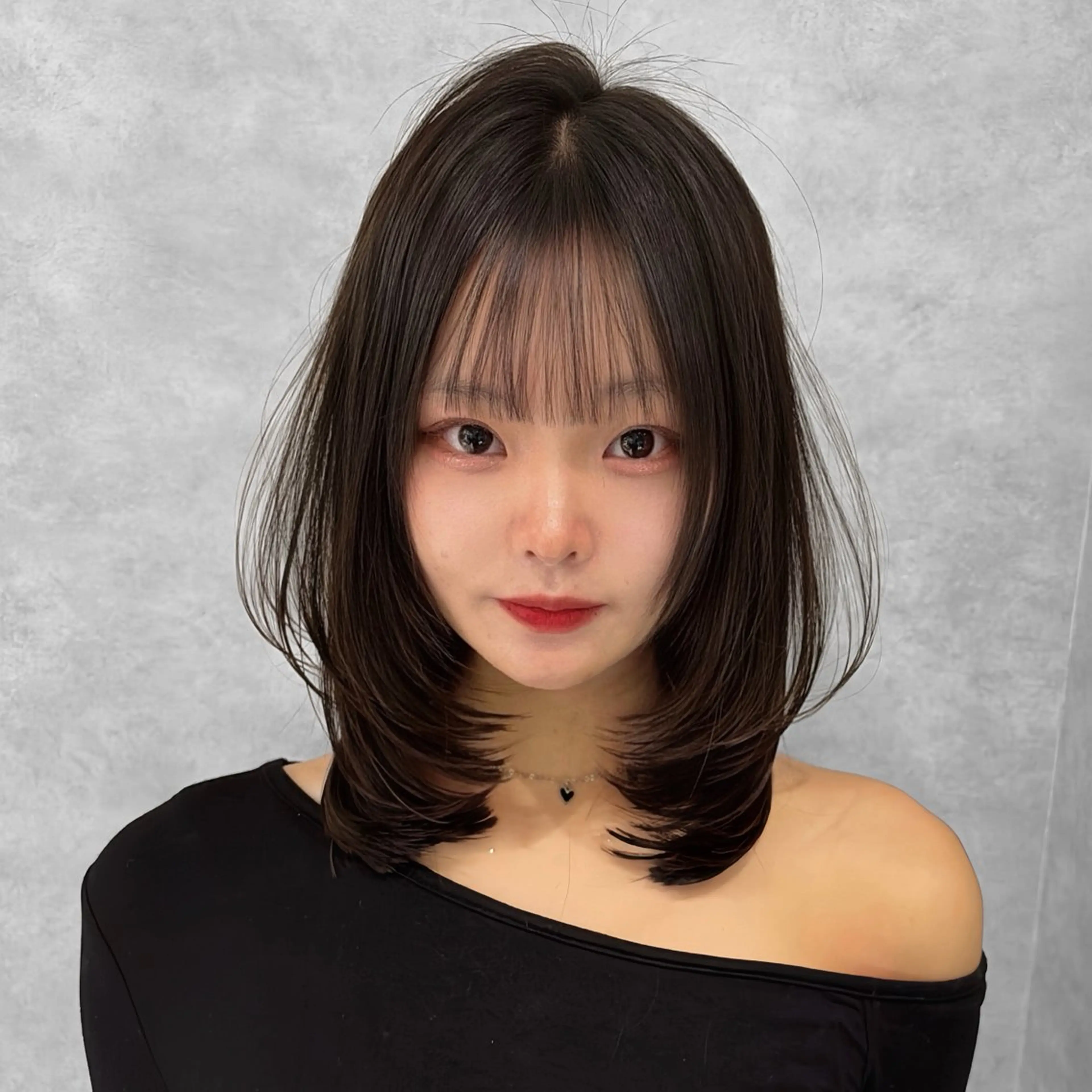 ミディアム カラー ミディアムレイヤー レイヤーカット カット ヘアカラー トリートメント 🥇KEN /レイヤー/カラーのヘアスタイル