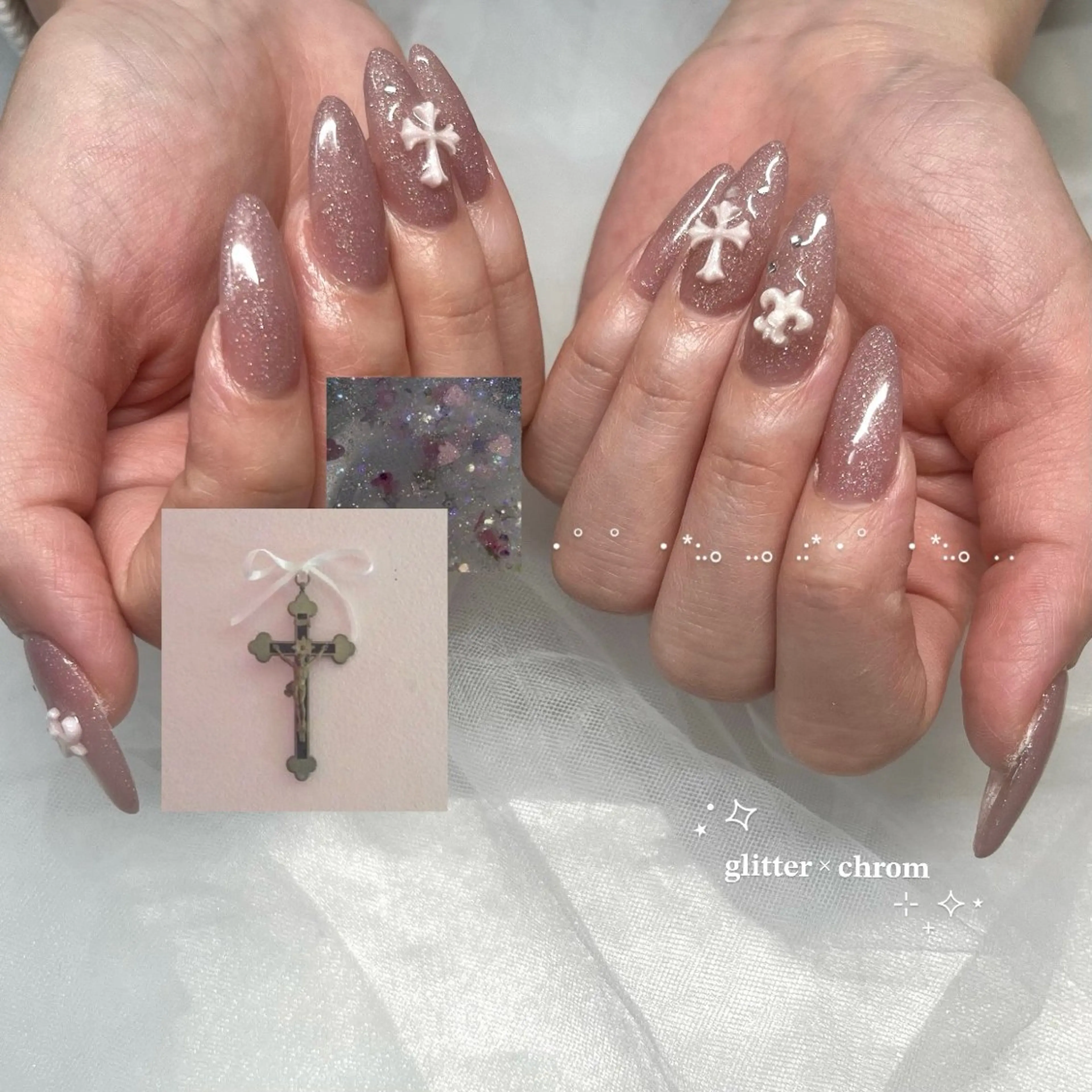 ネイル 長さ出し フラッシュネイル ジェルネイル マグネットネイル 持ち込み ハンドネイル 🌷Gemini nami🌷のネイルデザイン