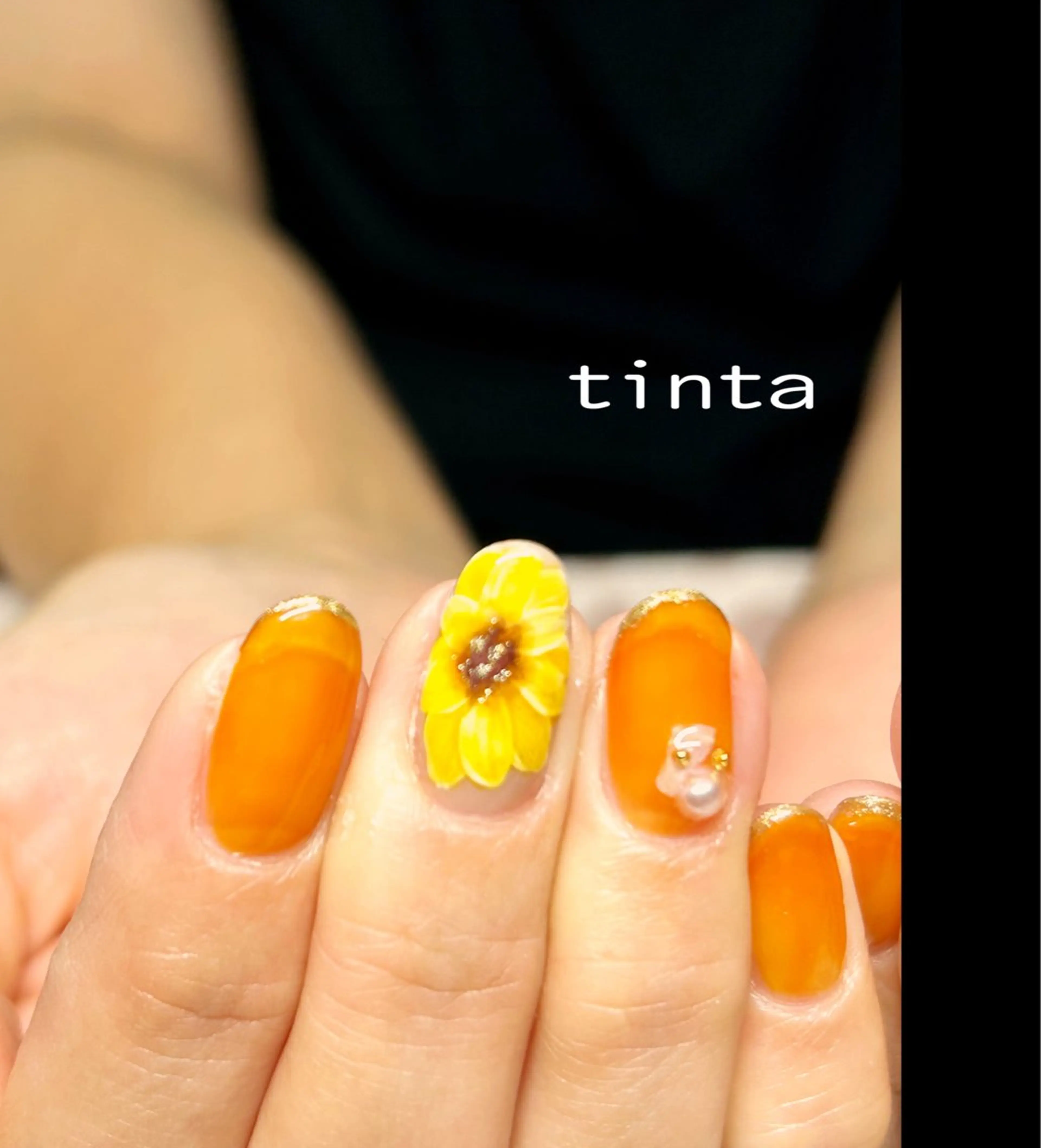 ネイル ブラウン 馬場 典子のネイルデザイン