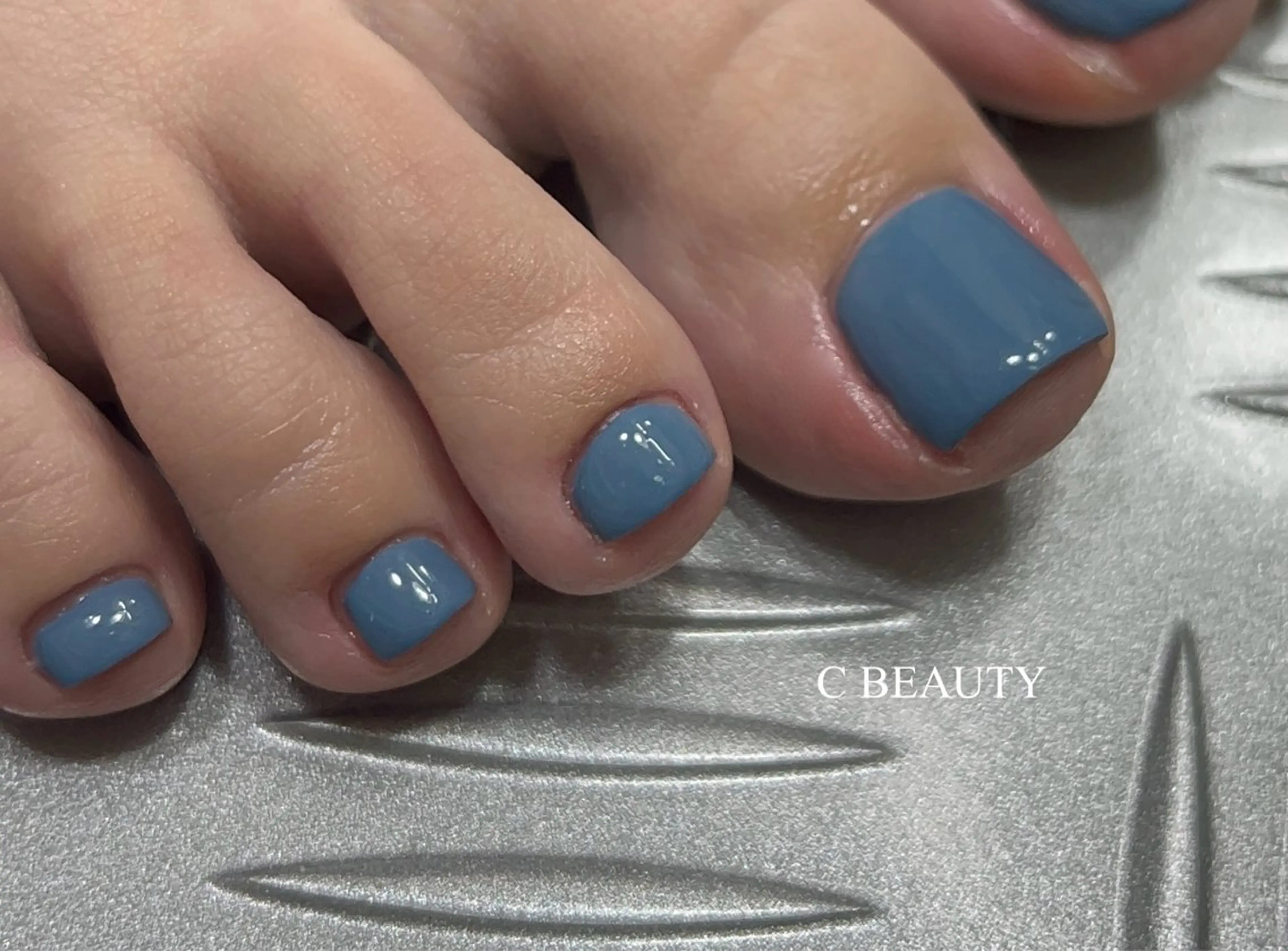 オフあり🌹《期間限定☆フット》フットネイル ワンカラー 3回までこの価格でOK✤ ¥3500の写真