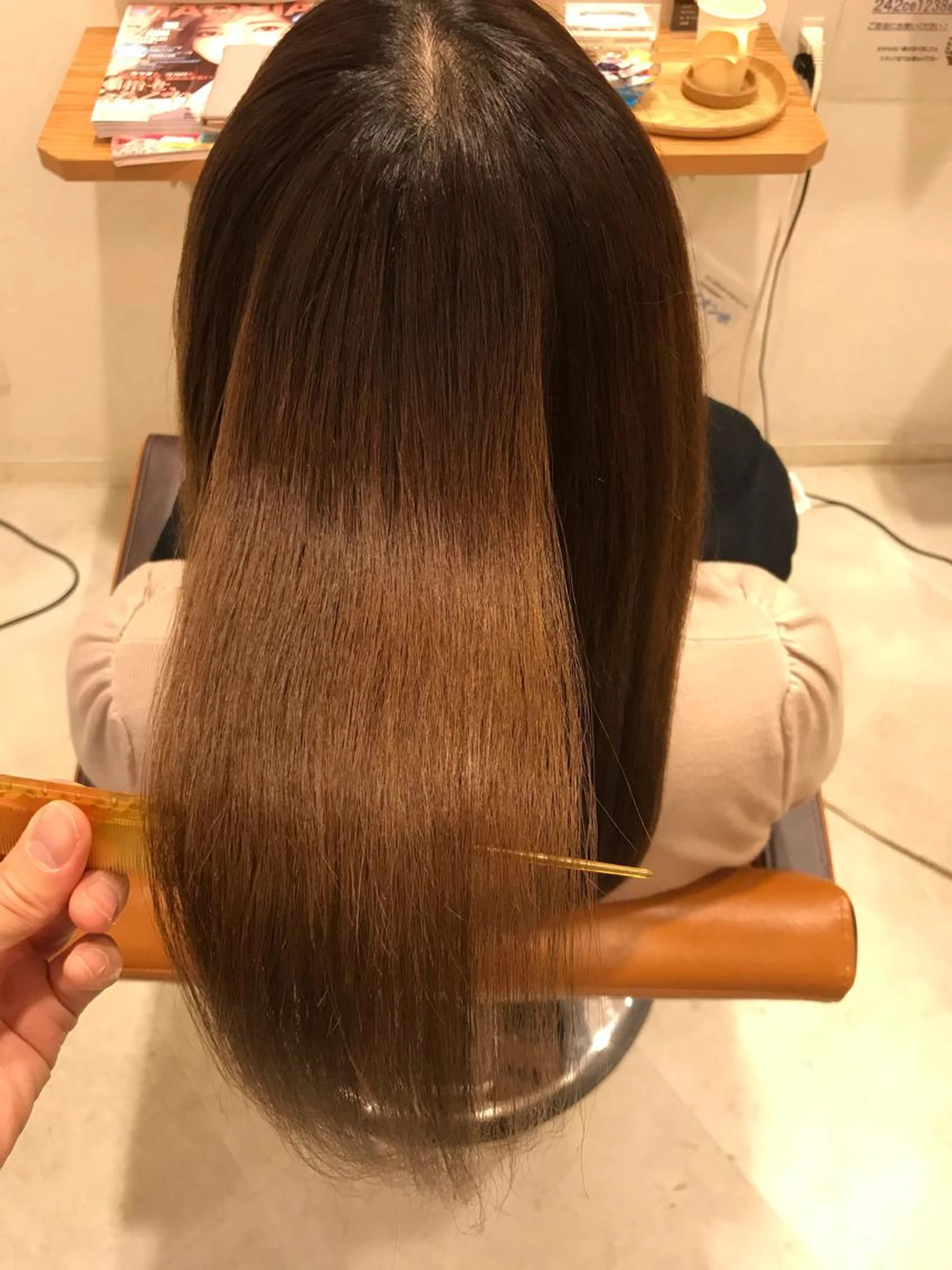 カット＋髪質改善縮毛矯正＋5ステップトリートメントの写真