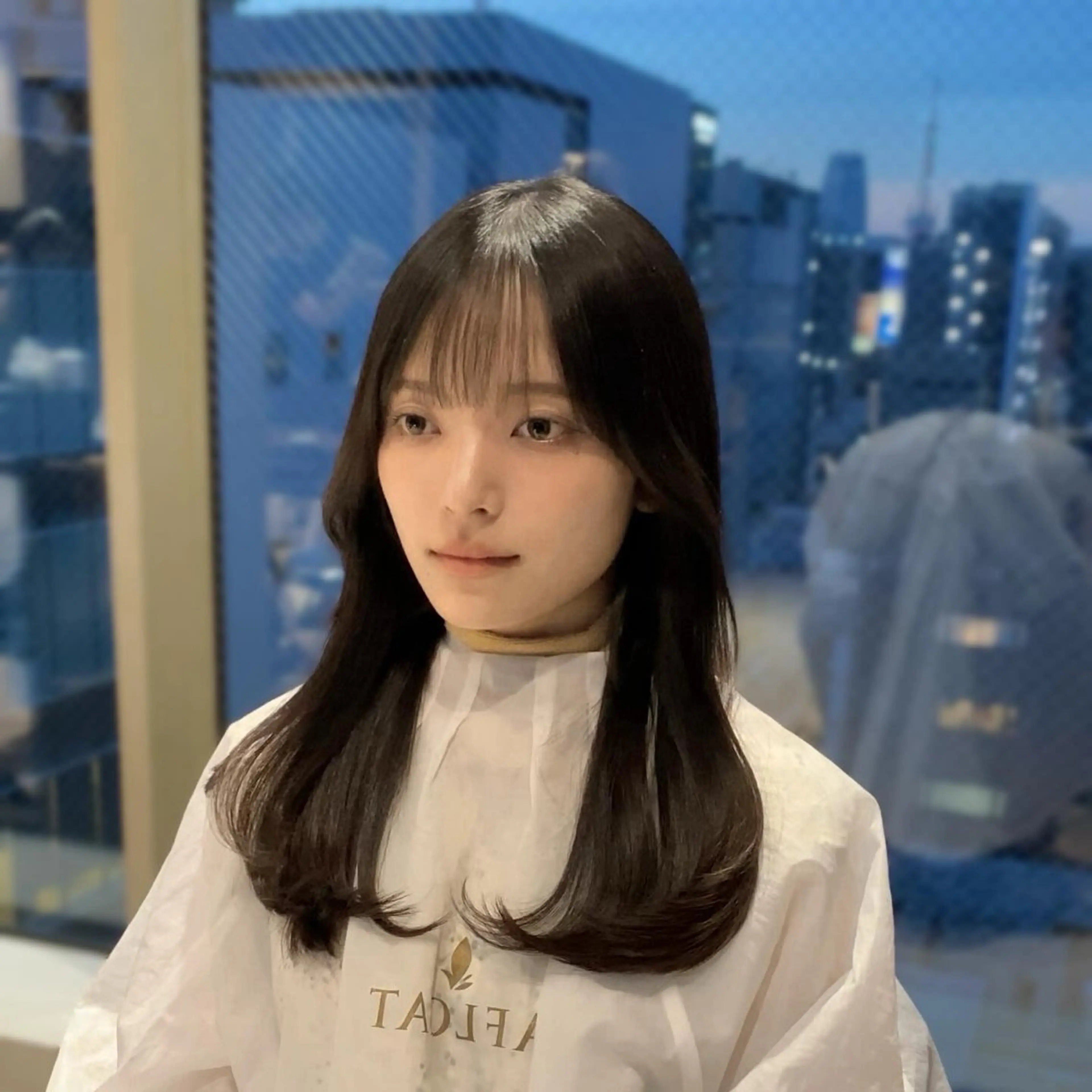 セミロング カラー ヘアアレンジ 顔周り&ミディアム 特化/池袋/kokiのヘアスタイル