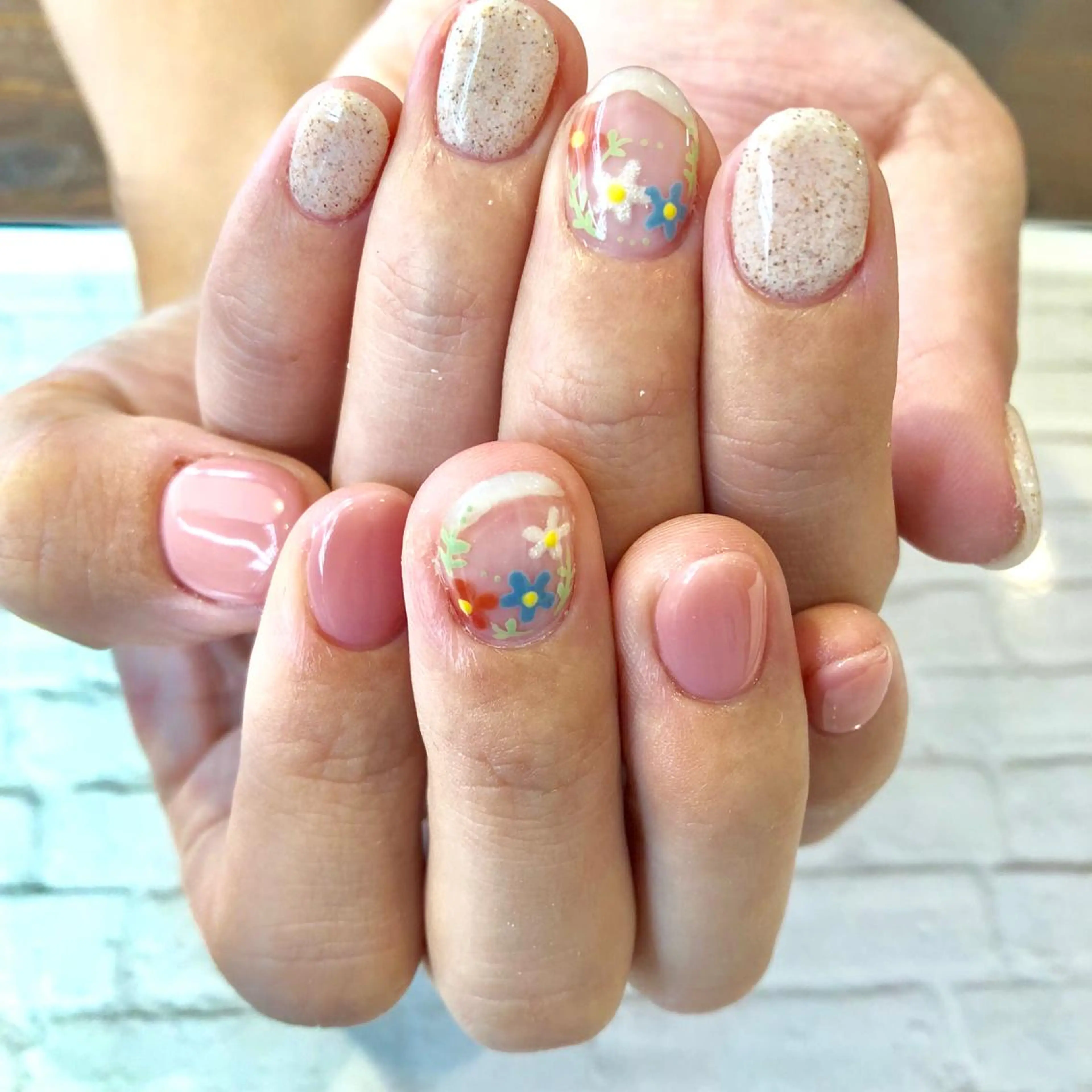 ネイル シンプルネイル shelf ⭐︎のネイルデザイン