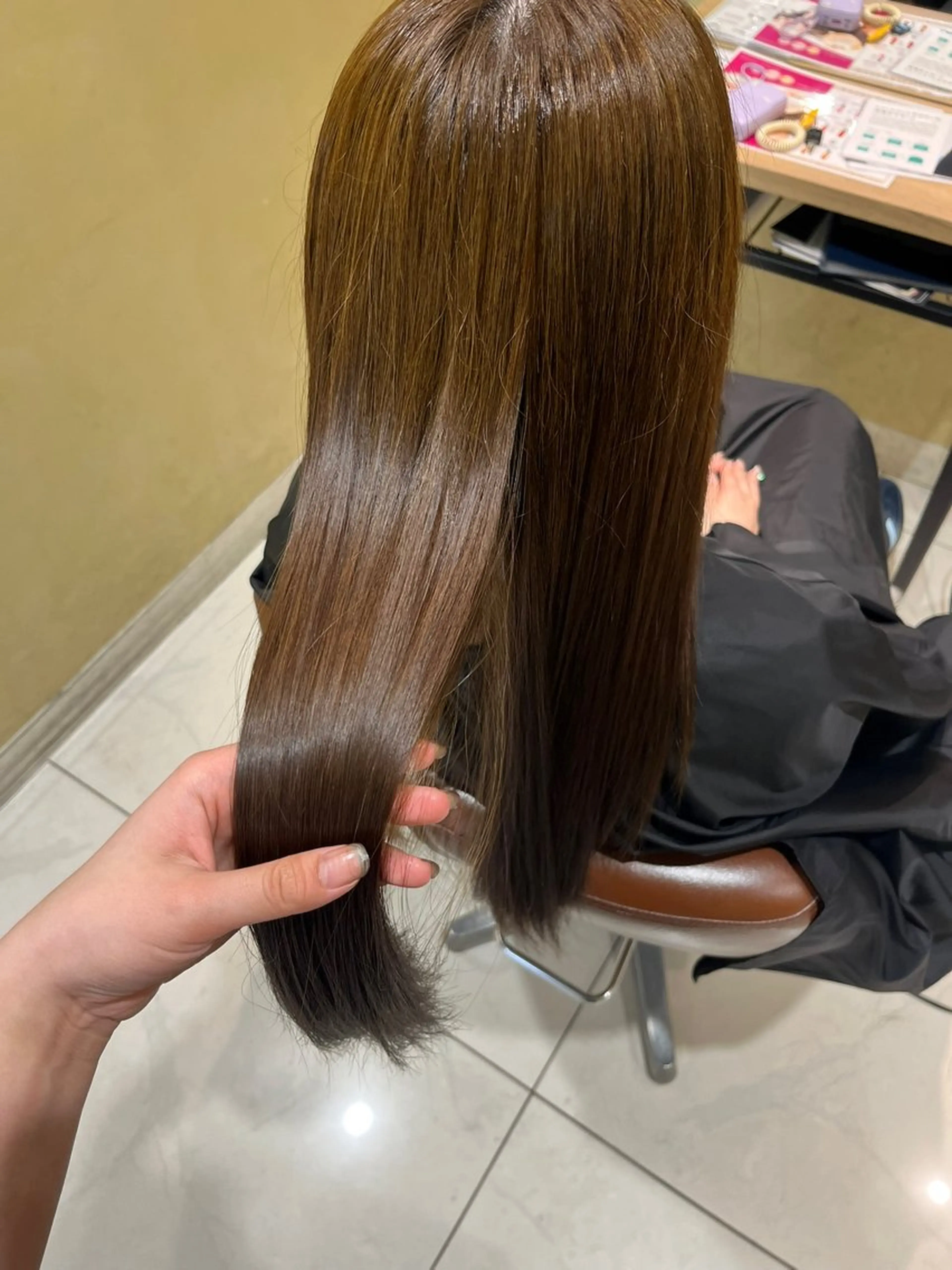 ロング カラー 韓国髪質改善艶カラー /レイヤー/miyuのヘアスタイル