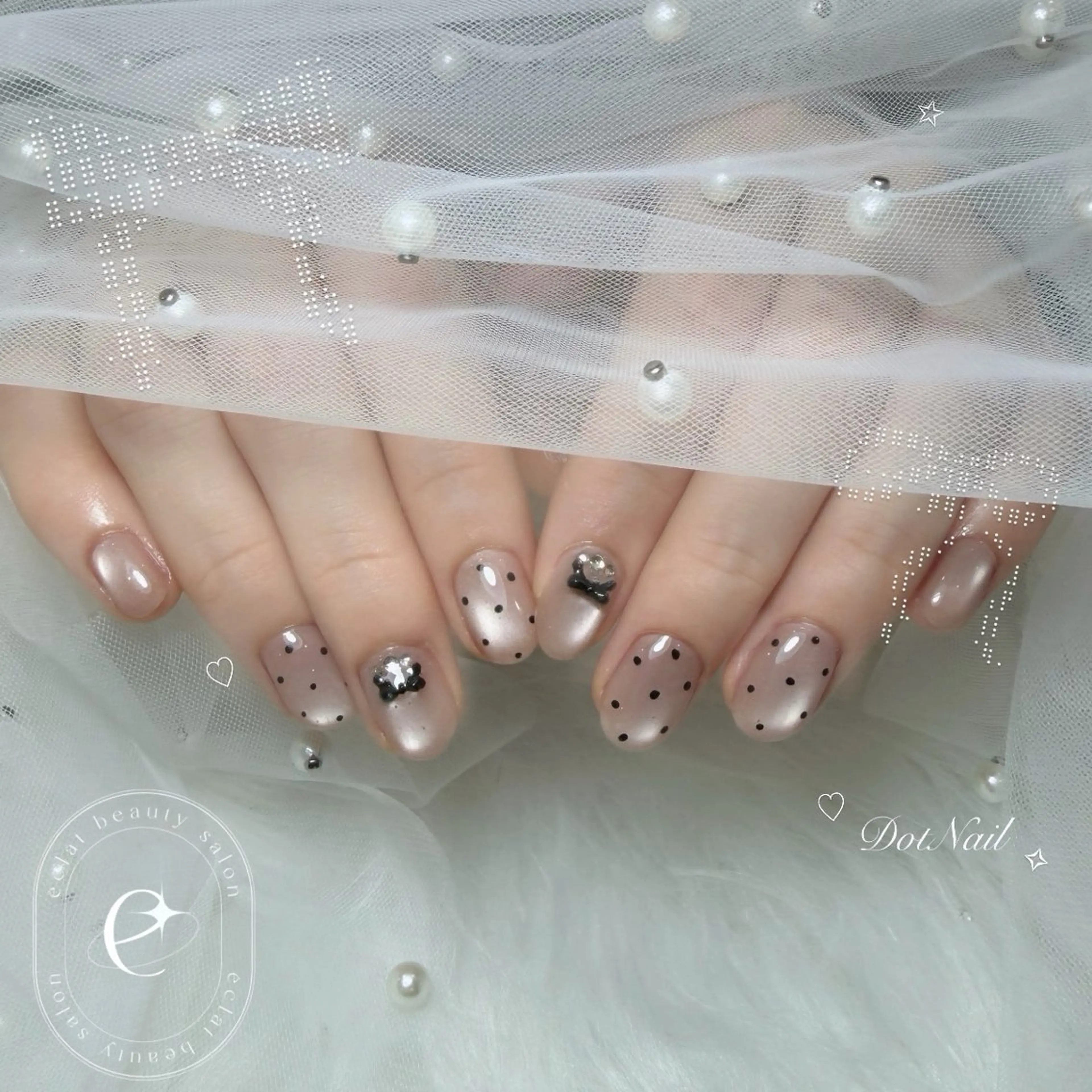 ネイル ドット ハンドネイル eclat Kaedeのネイルデザイン