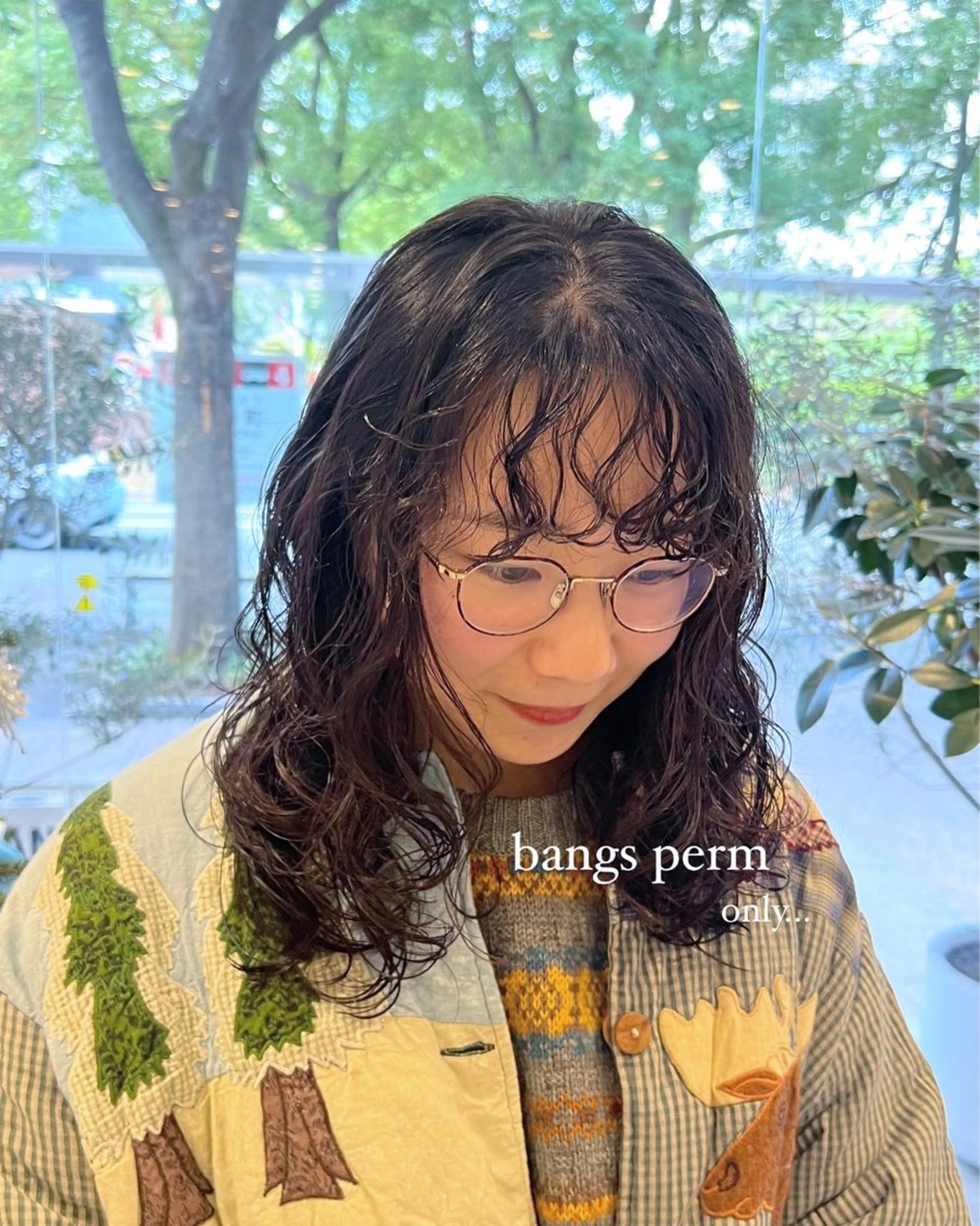 ミディアム ミディアムパーマ カット パーマ パーマ/名古屋パーマ / コデラ ナナホのヘアスタイル