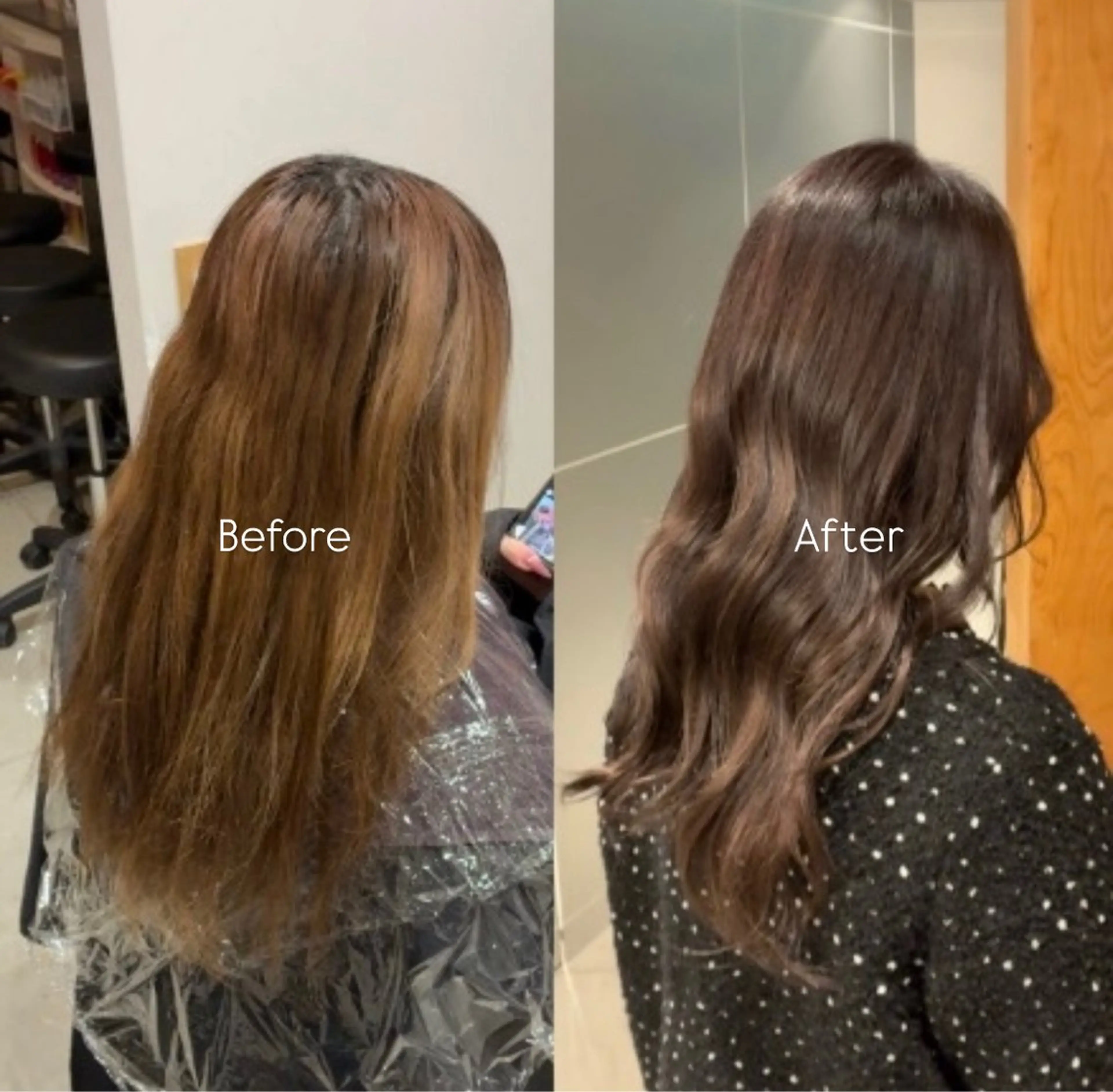 セミロング カラー ベージュカラー ブリーチ ブルーカラー 透明感カラー ラベンダーカラー ヘアカラー トリートメント 柔らかいカラー/ 透明感/Airi🎀のヘアスタイル