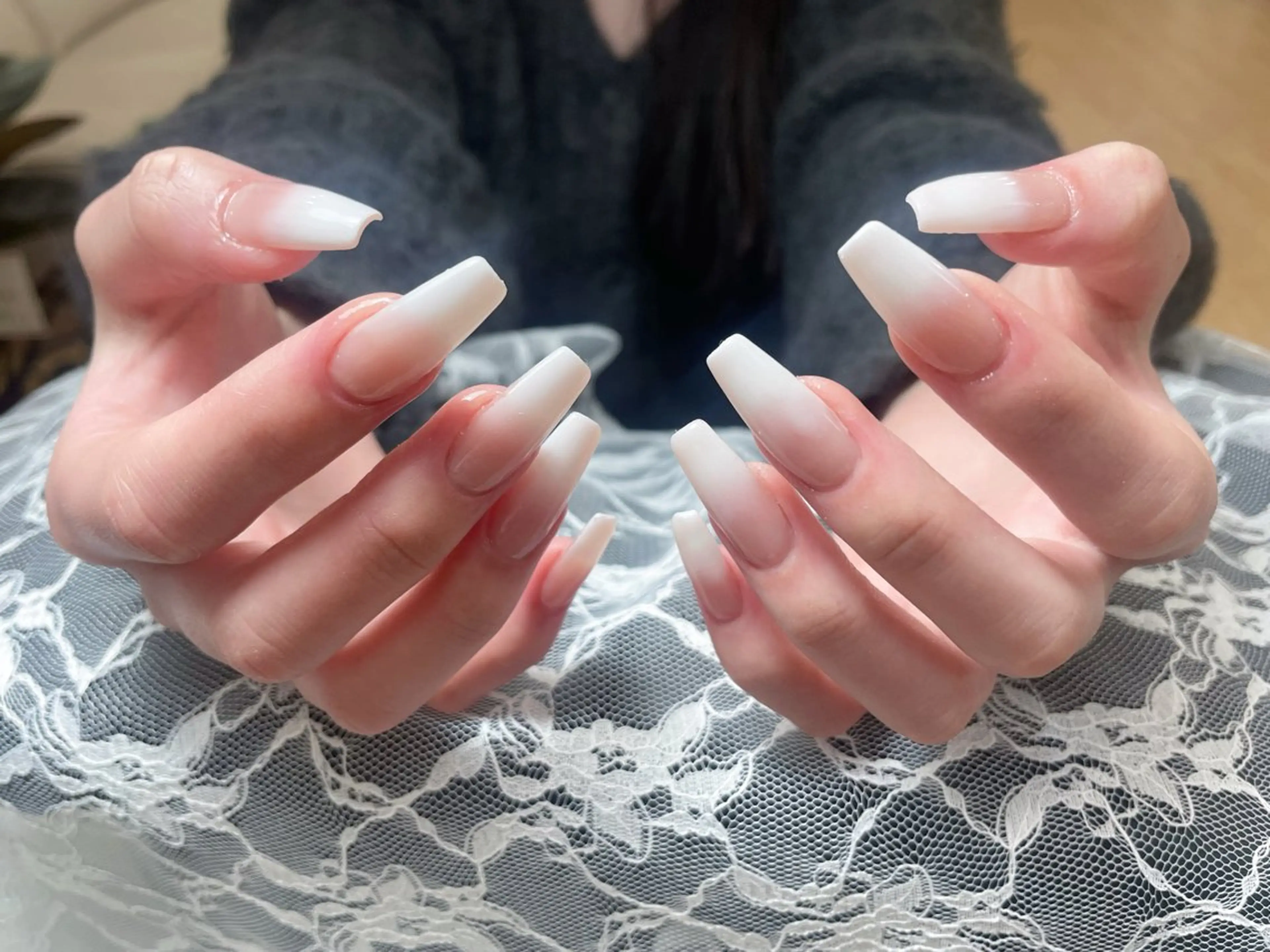ネイル グラデーション Sora Nail Honastugiのネイルデザイン