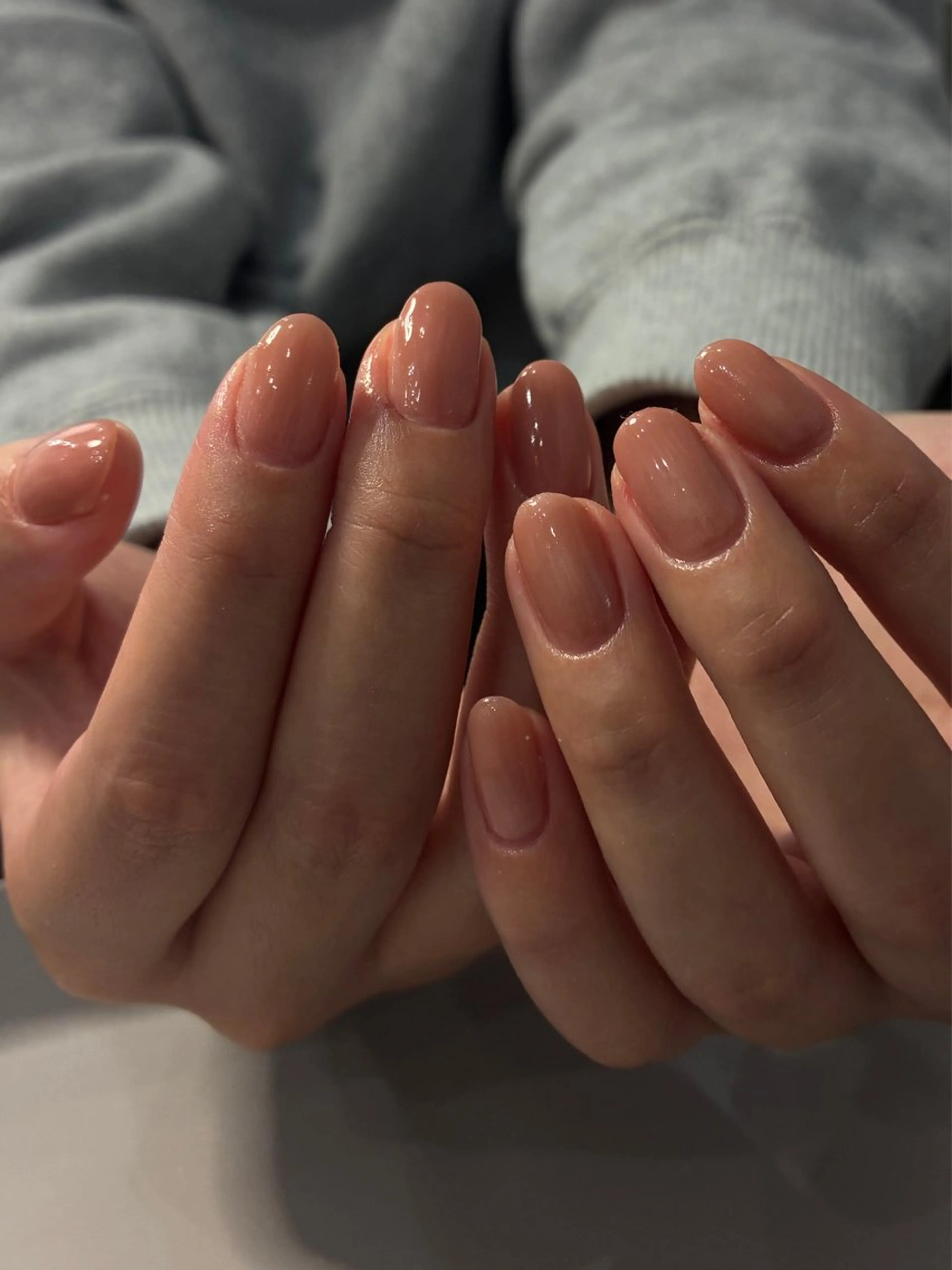 ネイル ワンカラーネイル nue【ムー】 ひなたのネイルデザイン