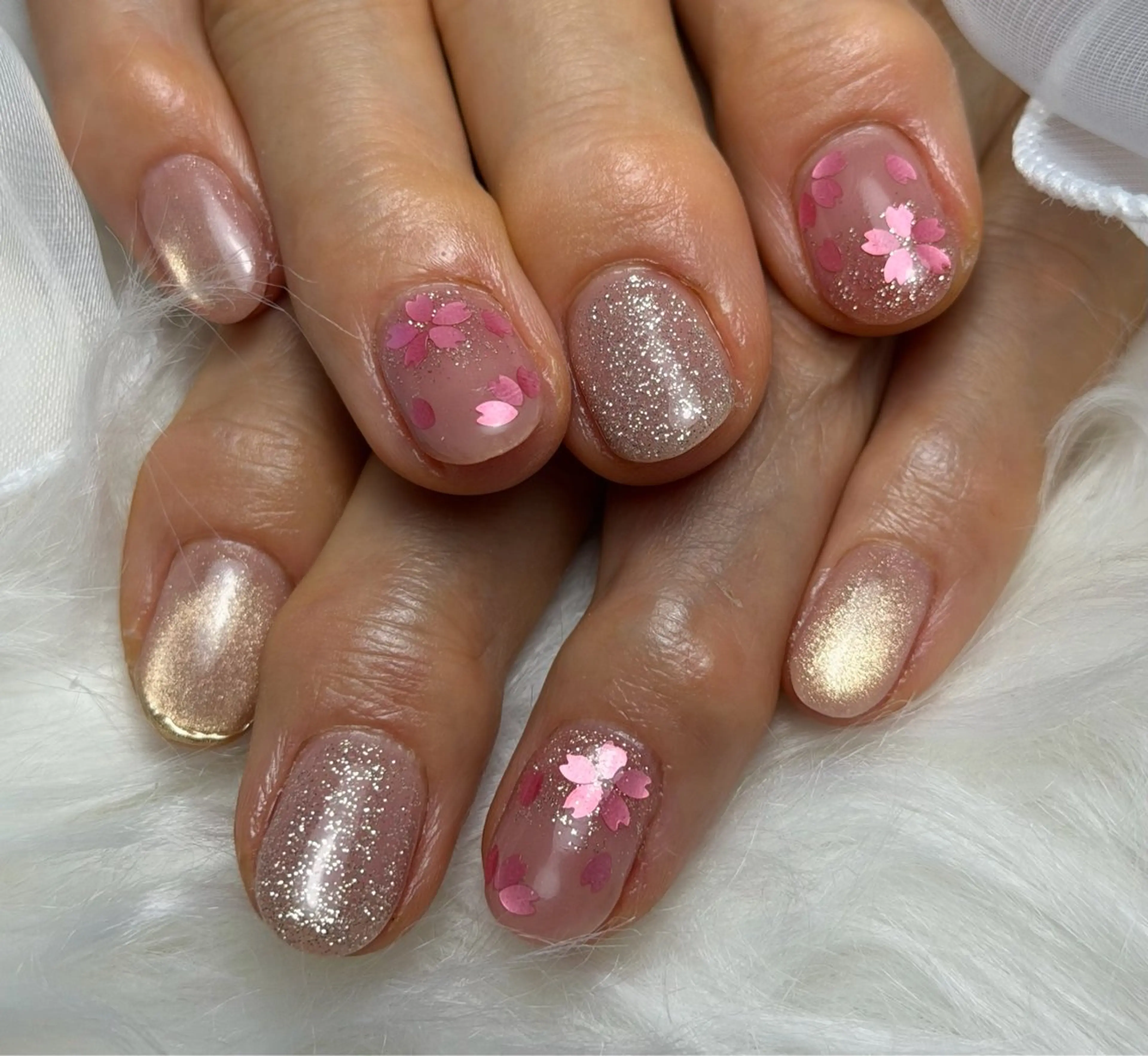 ショート aki_orenge nailのネイルデザイン