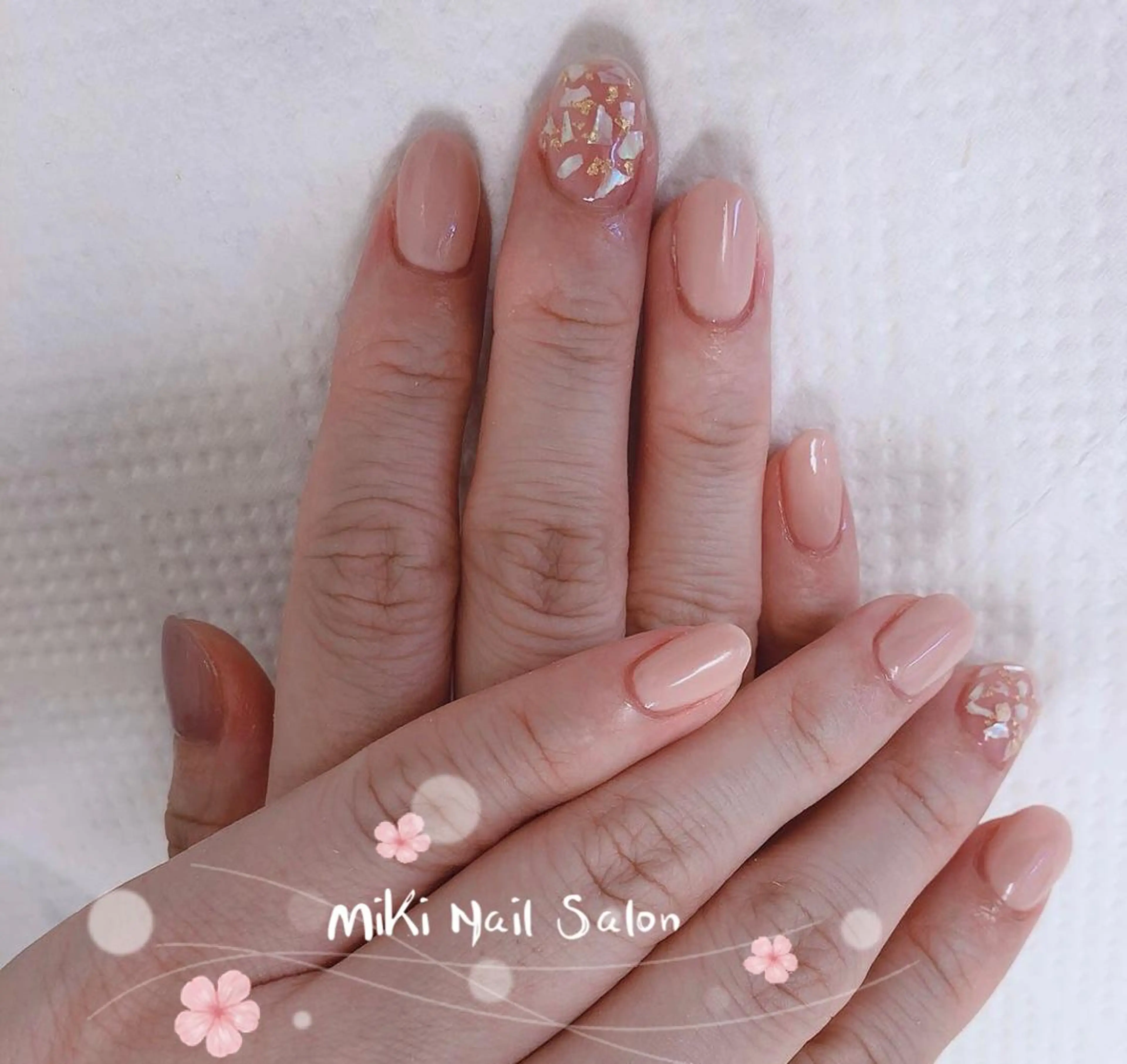 ネイル MiKi Nai池袋 長さだし得意のネイルデザイン