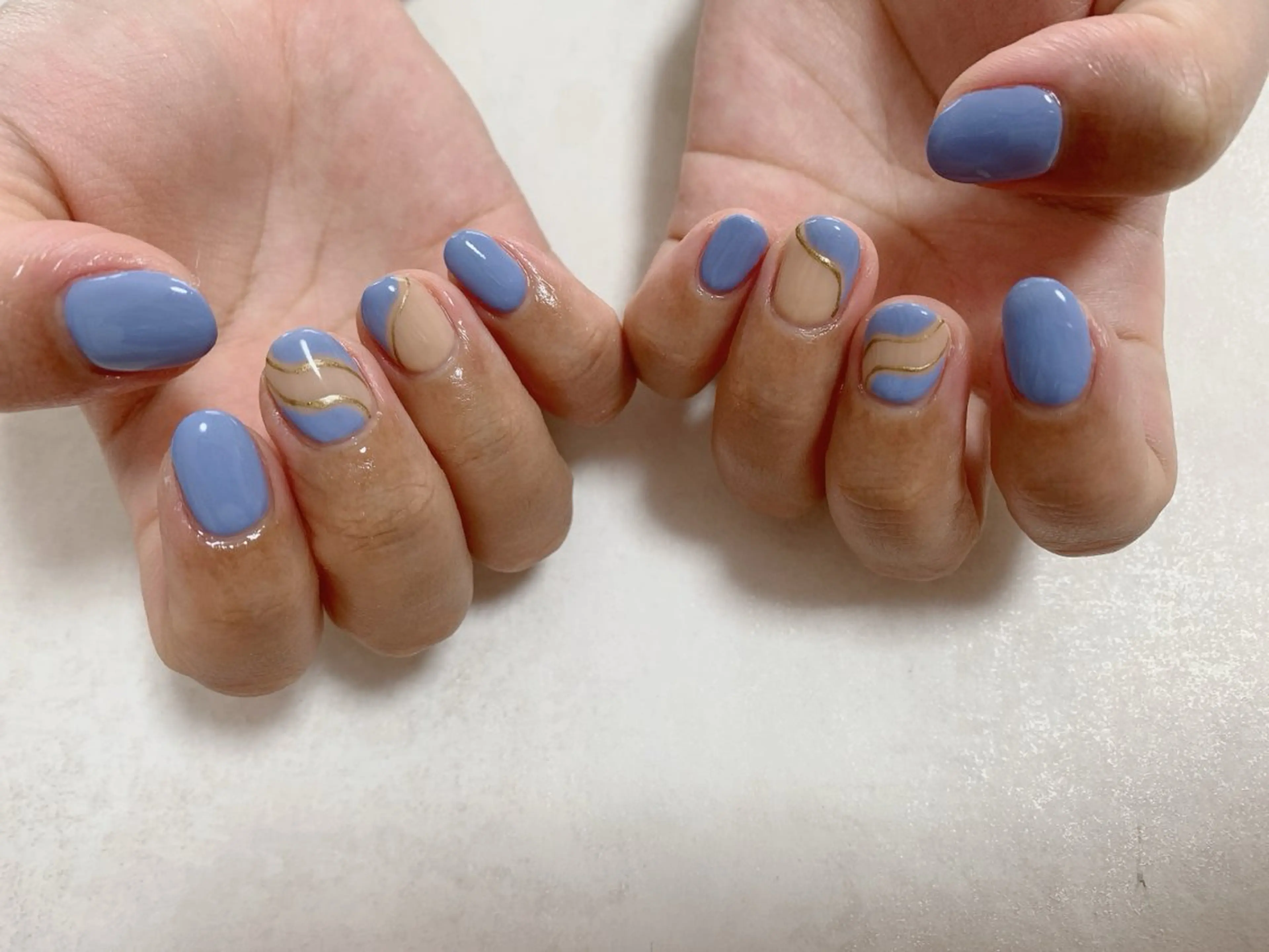 ネイル アートネイル ジェルネイル 韓国ネイル メンズネイル ワンカラーネイル kiki nail たまプラーザのネイルデザイン