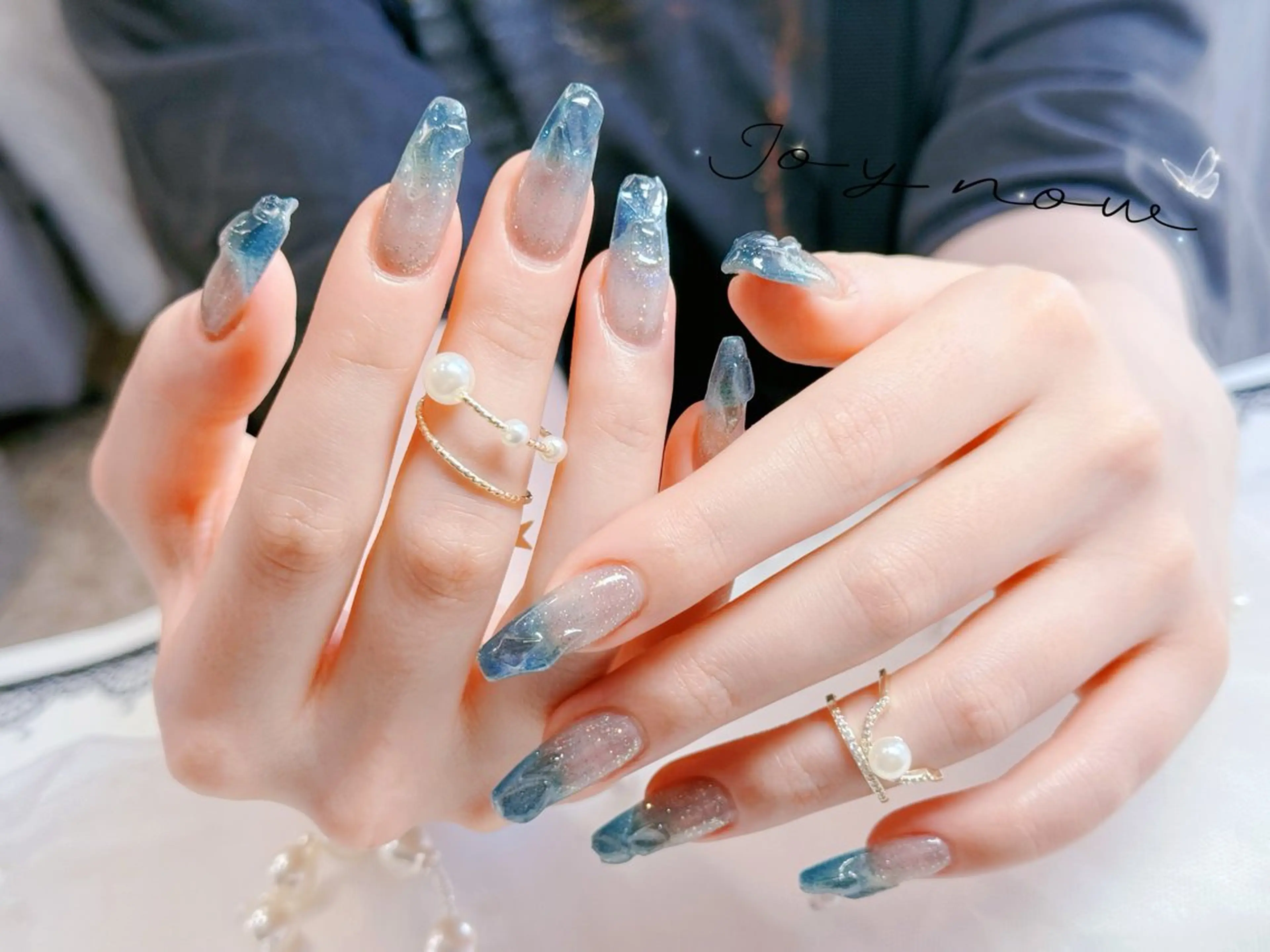 ロング ハンドネイル Joy Nowのネイルデザイン