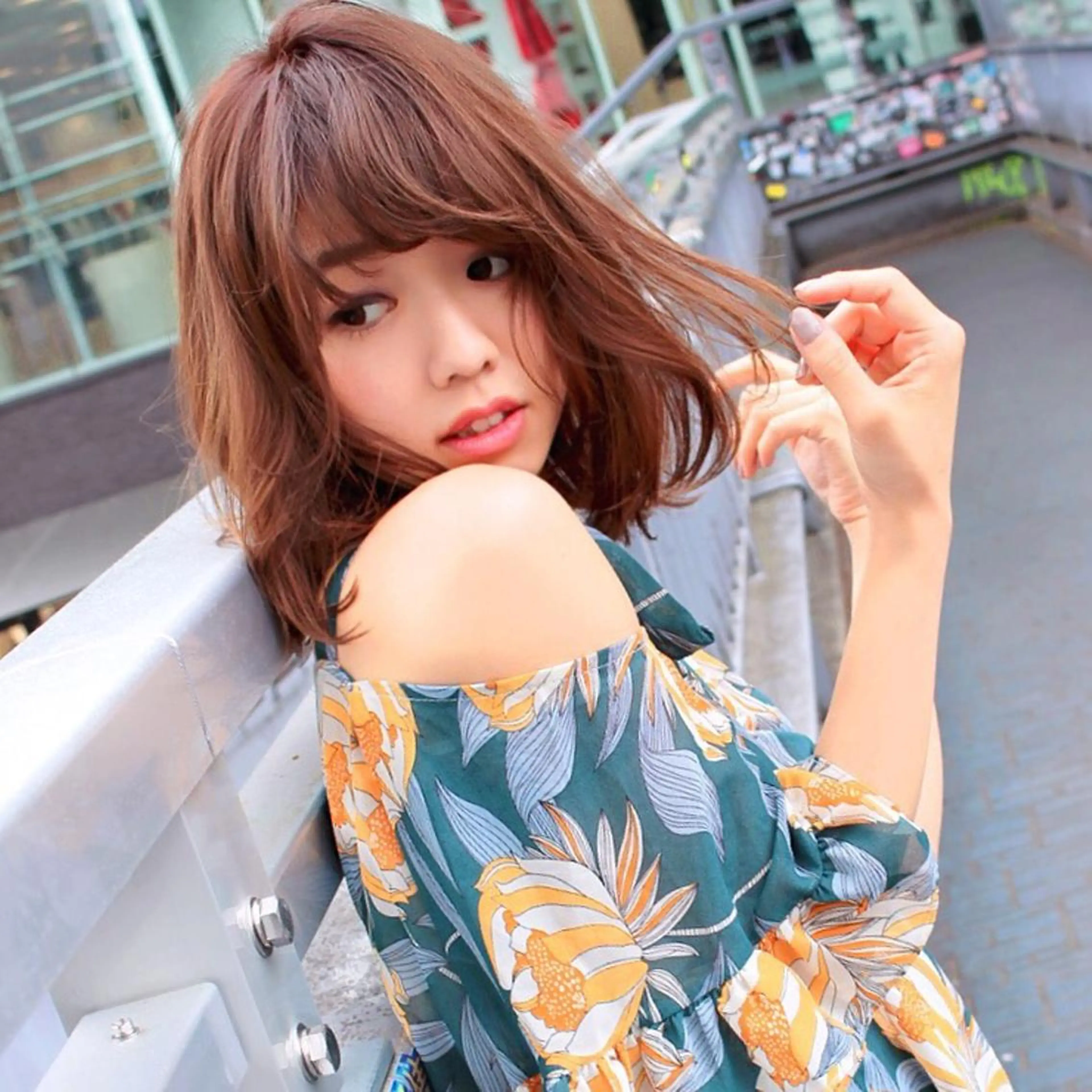 ミディアム カット トリートメント kazuki iconのヘアスタイル