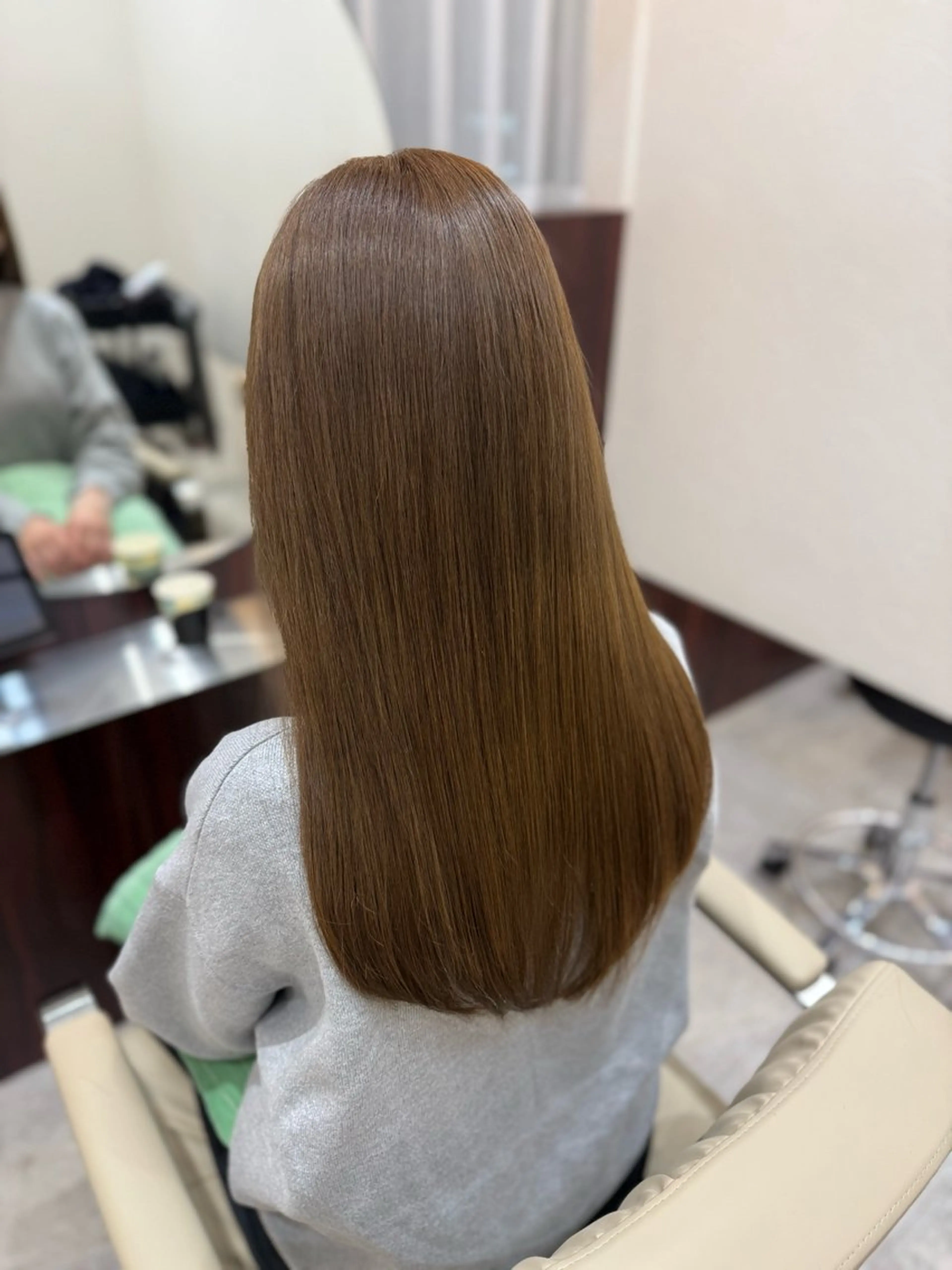 ロング カット ヘアカラー トリートメント 🧡 TOMO🧡のヘアスタイル