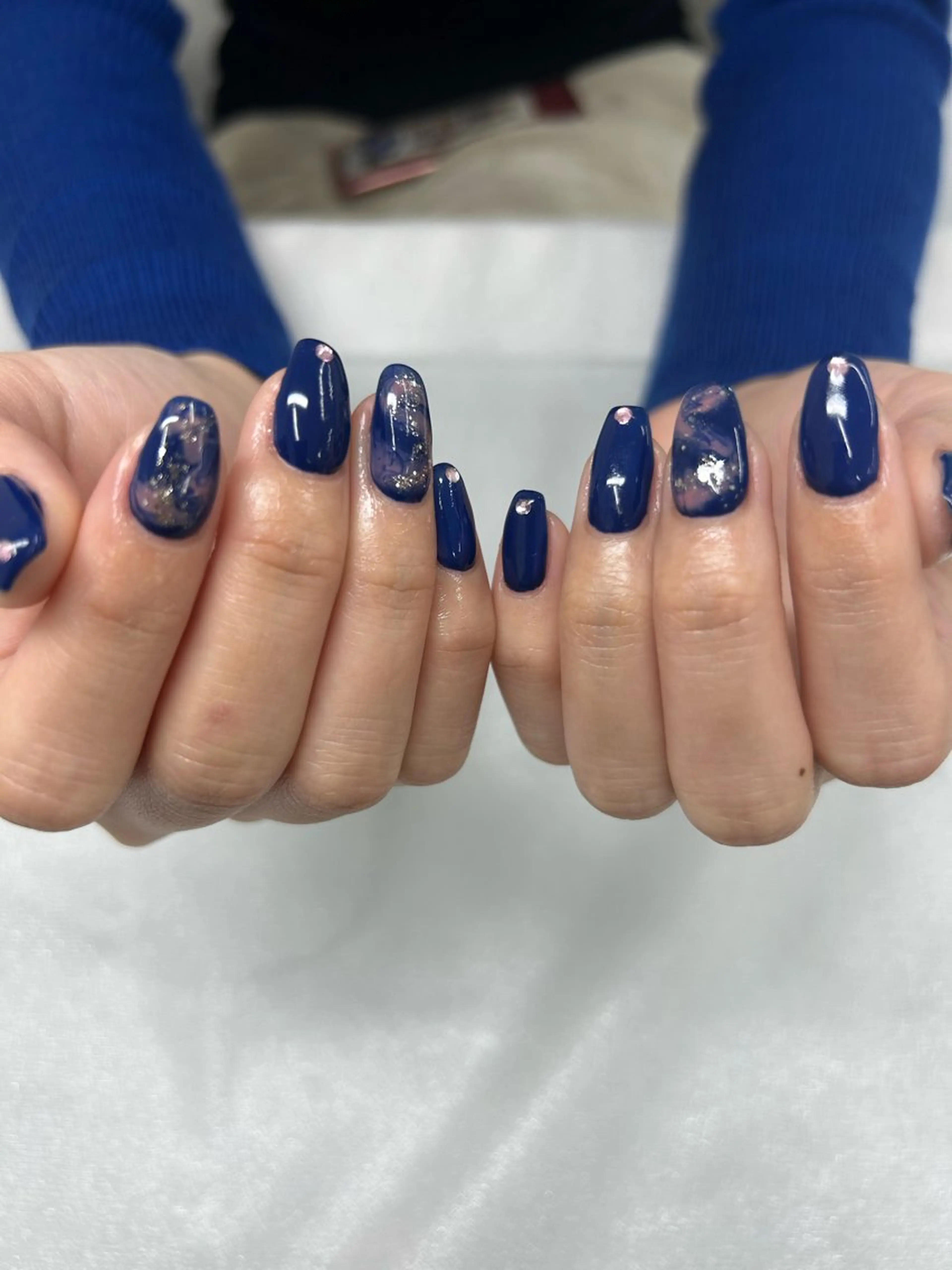 ネイル シンプルネイル 加藤 楓子のネイルデザイン