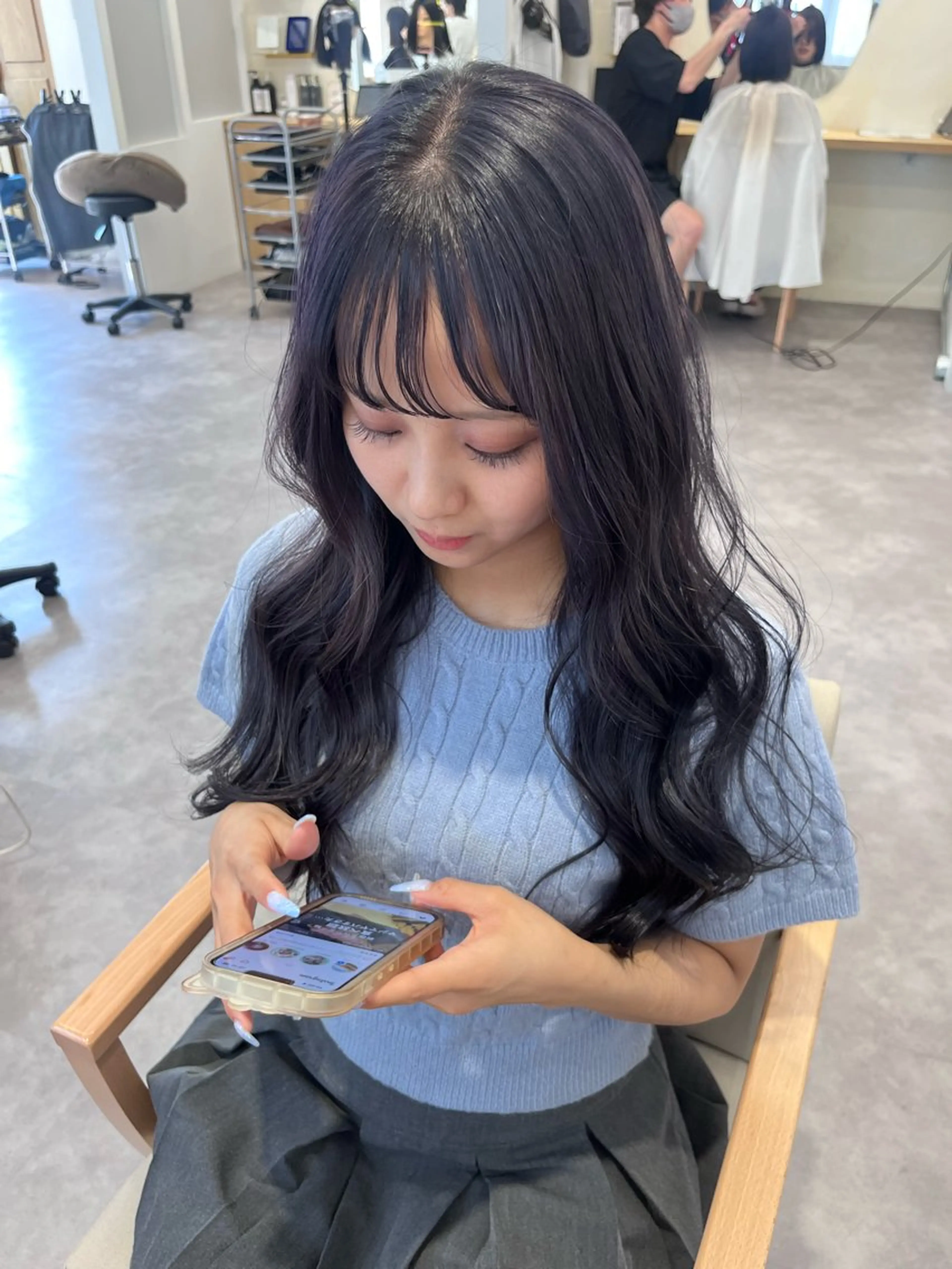 ロング カラー kato himariのヘアスタイル