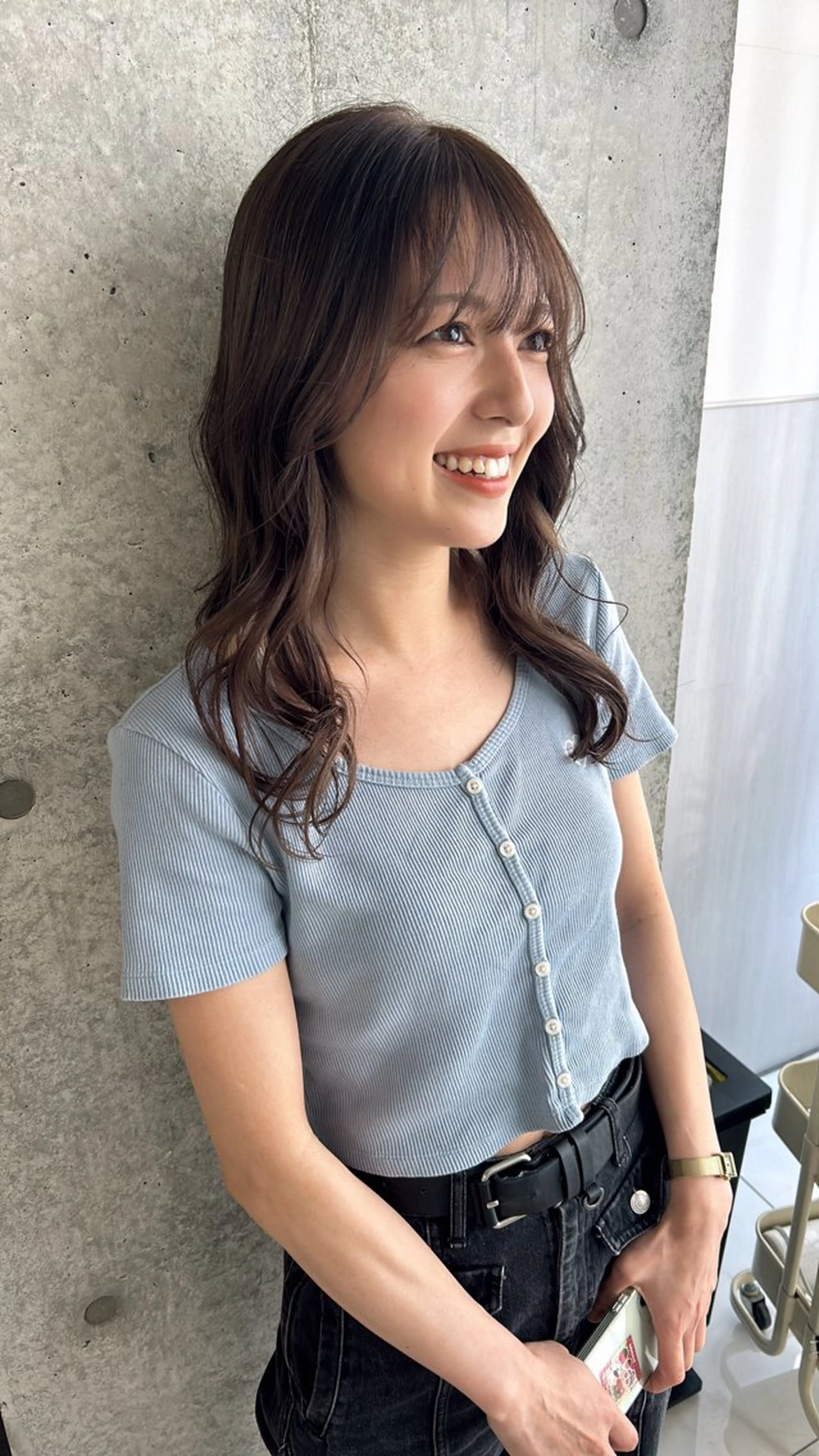 ミディアム shizuna/平尾 /カラー/髪質改善のヘアスタイル