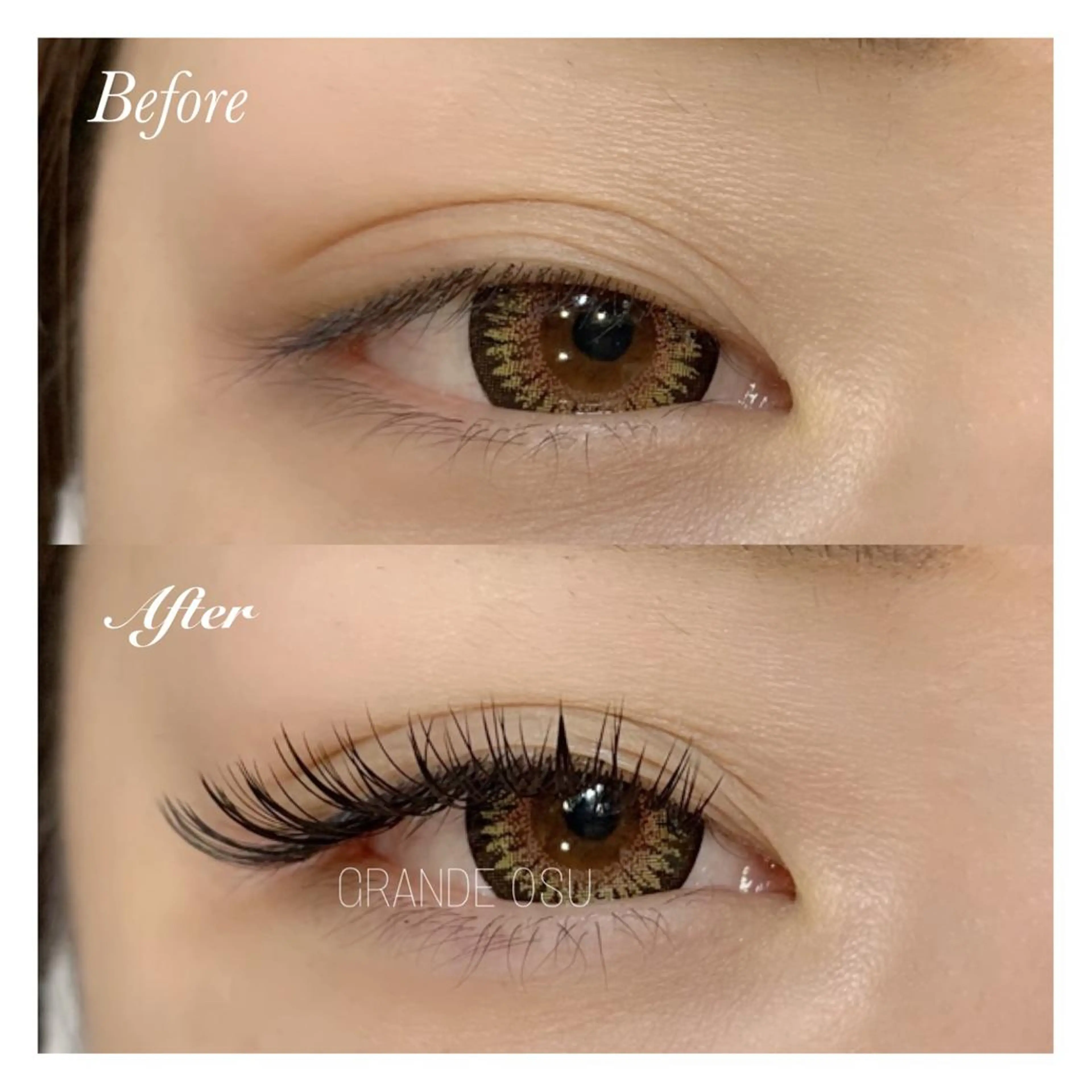 マツエク・マツパ バインドロック マツエク GRANDEcara 栄　manamiのマツエク・マツパデザイン