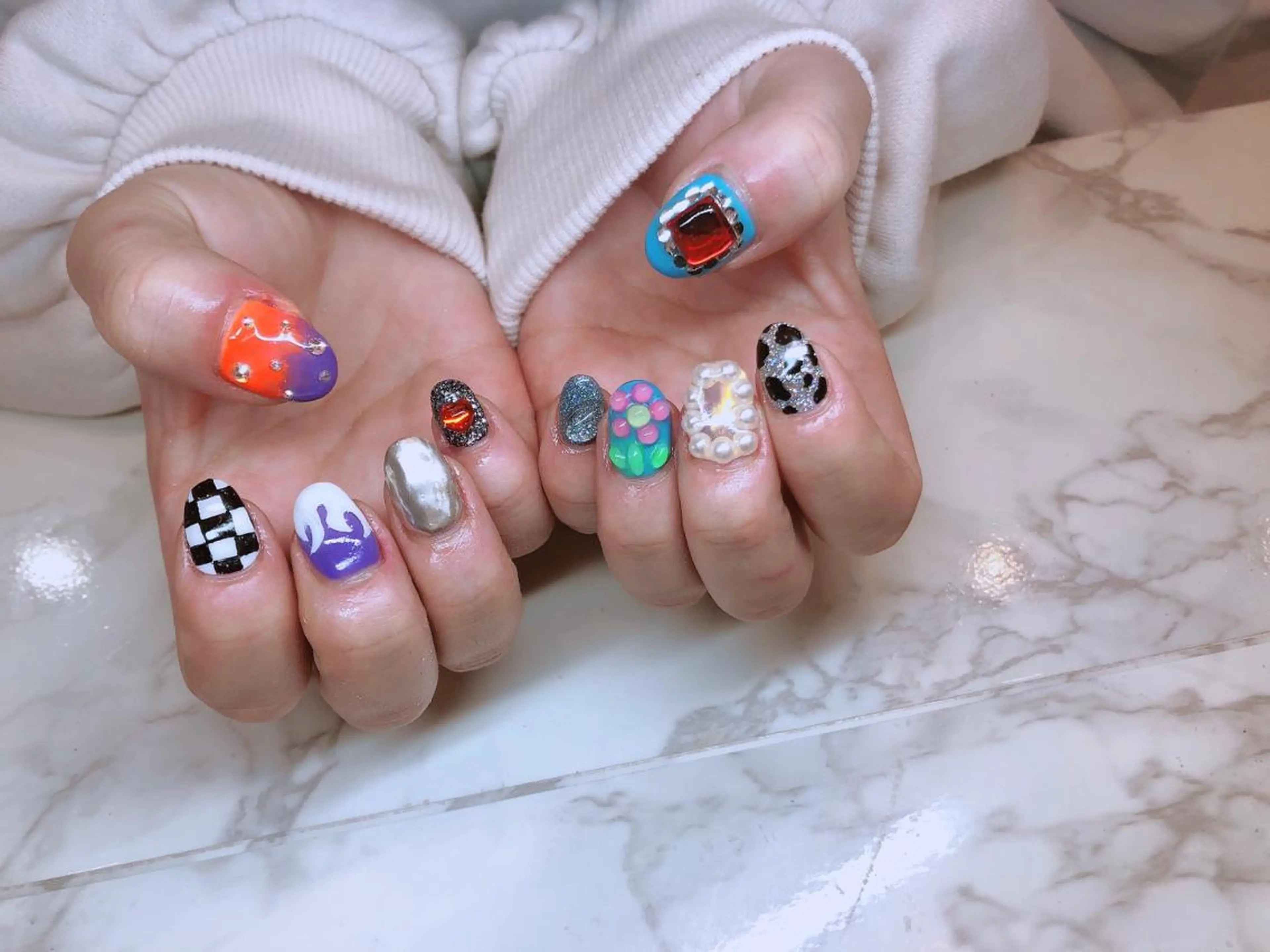 ネイル noix nail &eyeのネイルデザイン