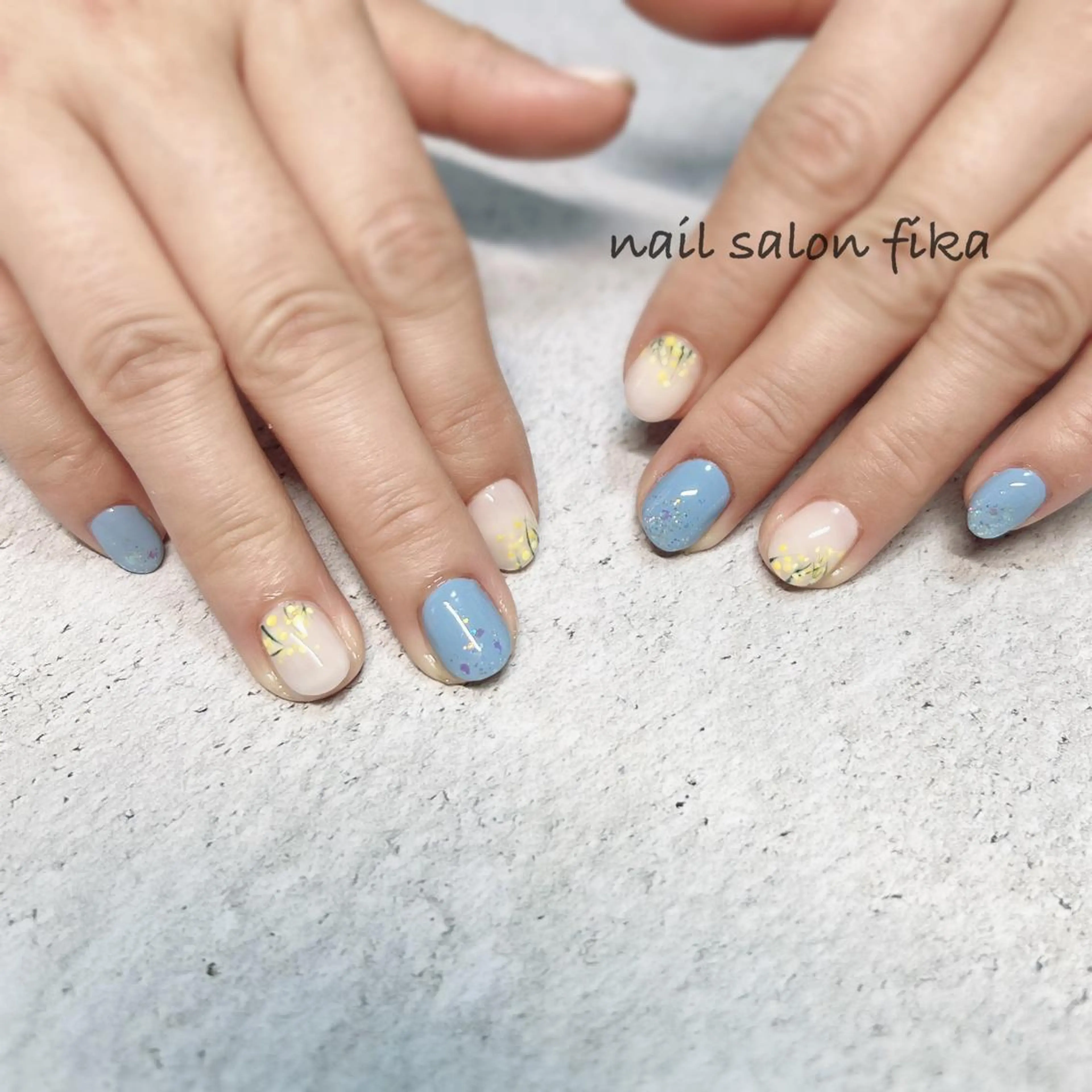 ネイル シンプルネイル nail salon fikaのネイルデザイン