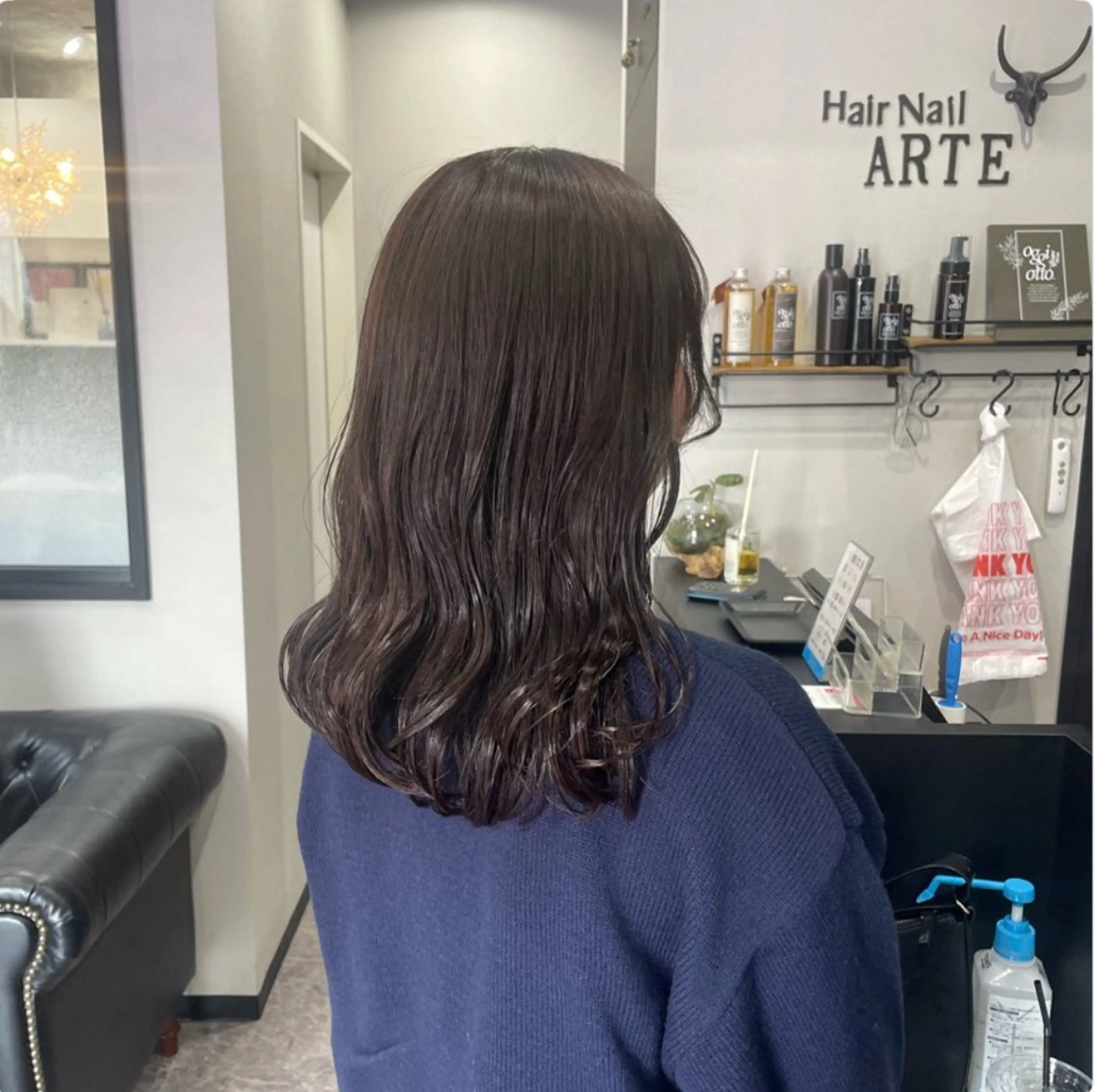 ロング カラー ヘアカラー 友滝 真菜美のヘアスタイル