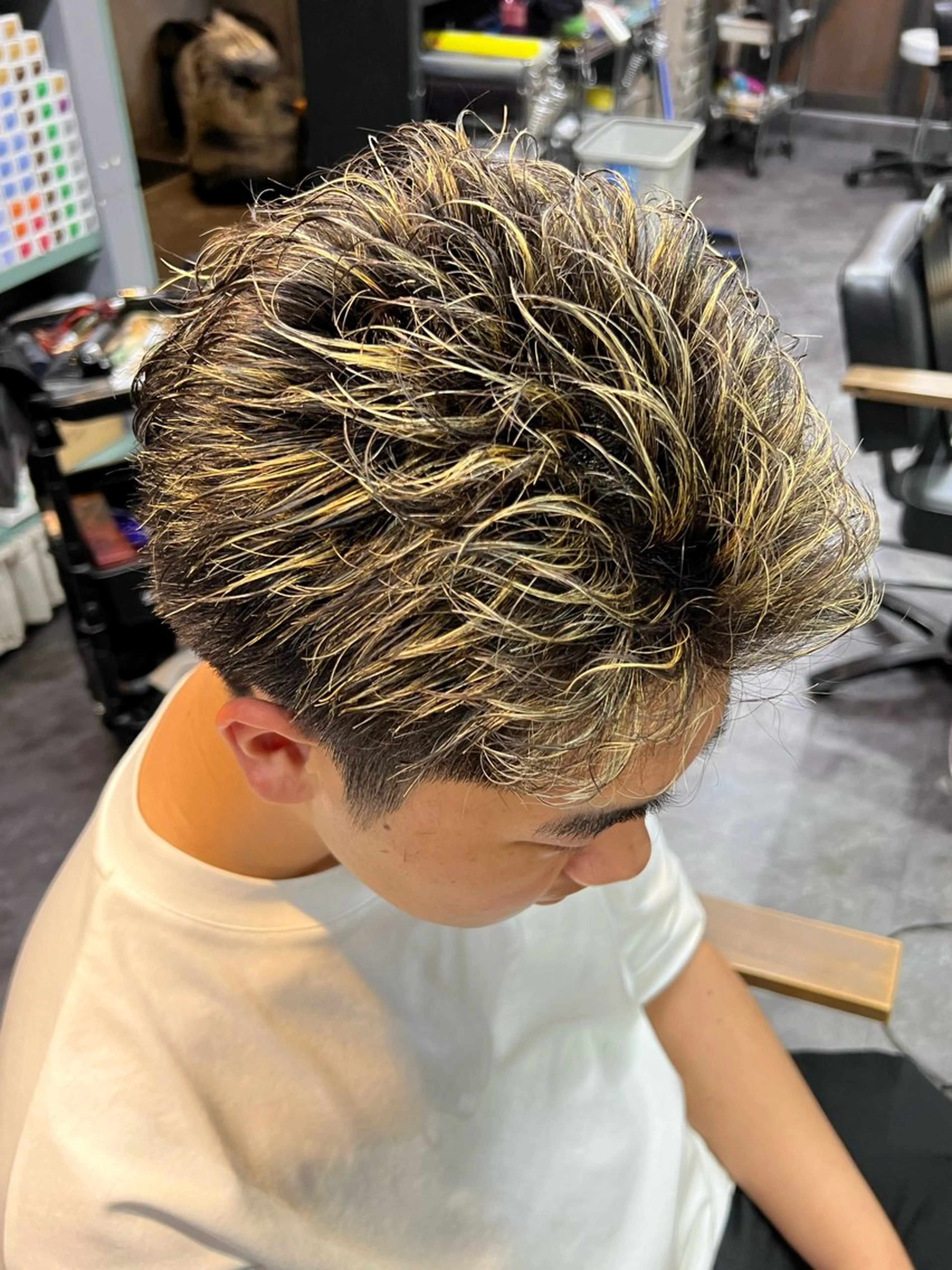 ショート メンズ メンズメッシュ カット DIECE渋谷2n'd flor所属・DIECE渋谷 渡邉 凜【メンズ特化】のヘアスタイル