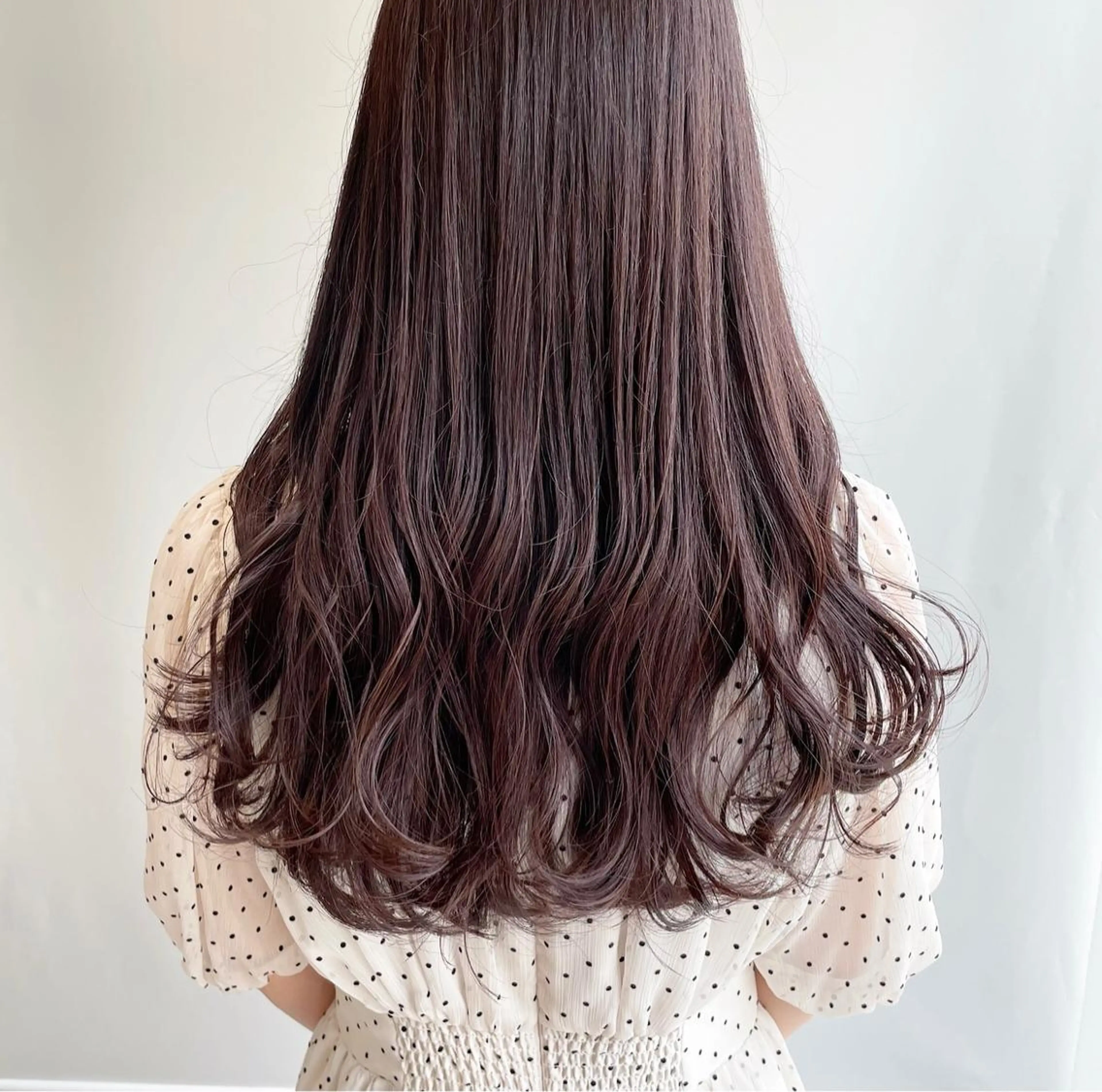 ロング カラー ヘアカラー トリートメント 山口 莉奈のヘアスタイル