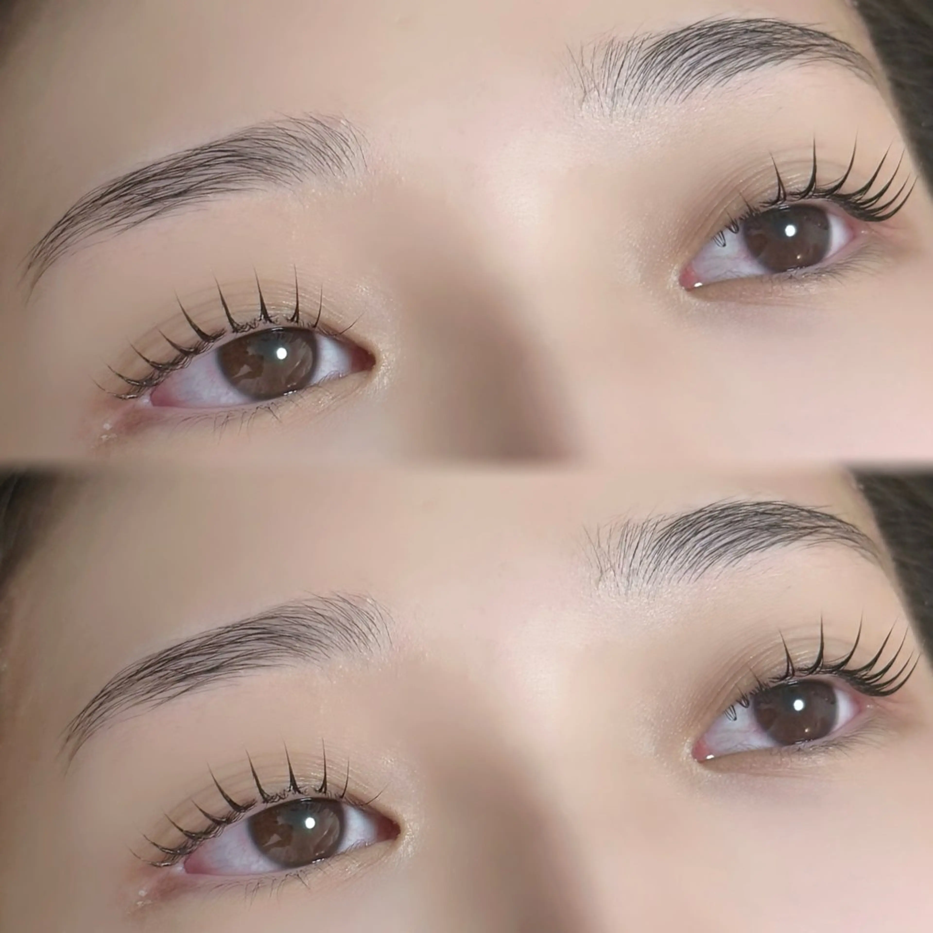 マツエク・マツパ 束感まつ毛 フラットラッシュ 韓国風マツエク パリジェンヌラッシュリフト まつげパーマ マツパ mizuki/束感 まつエク/似合わせ眉のマツエク・マツパデザイン