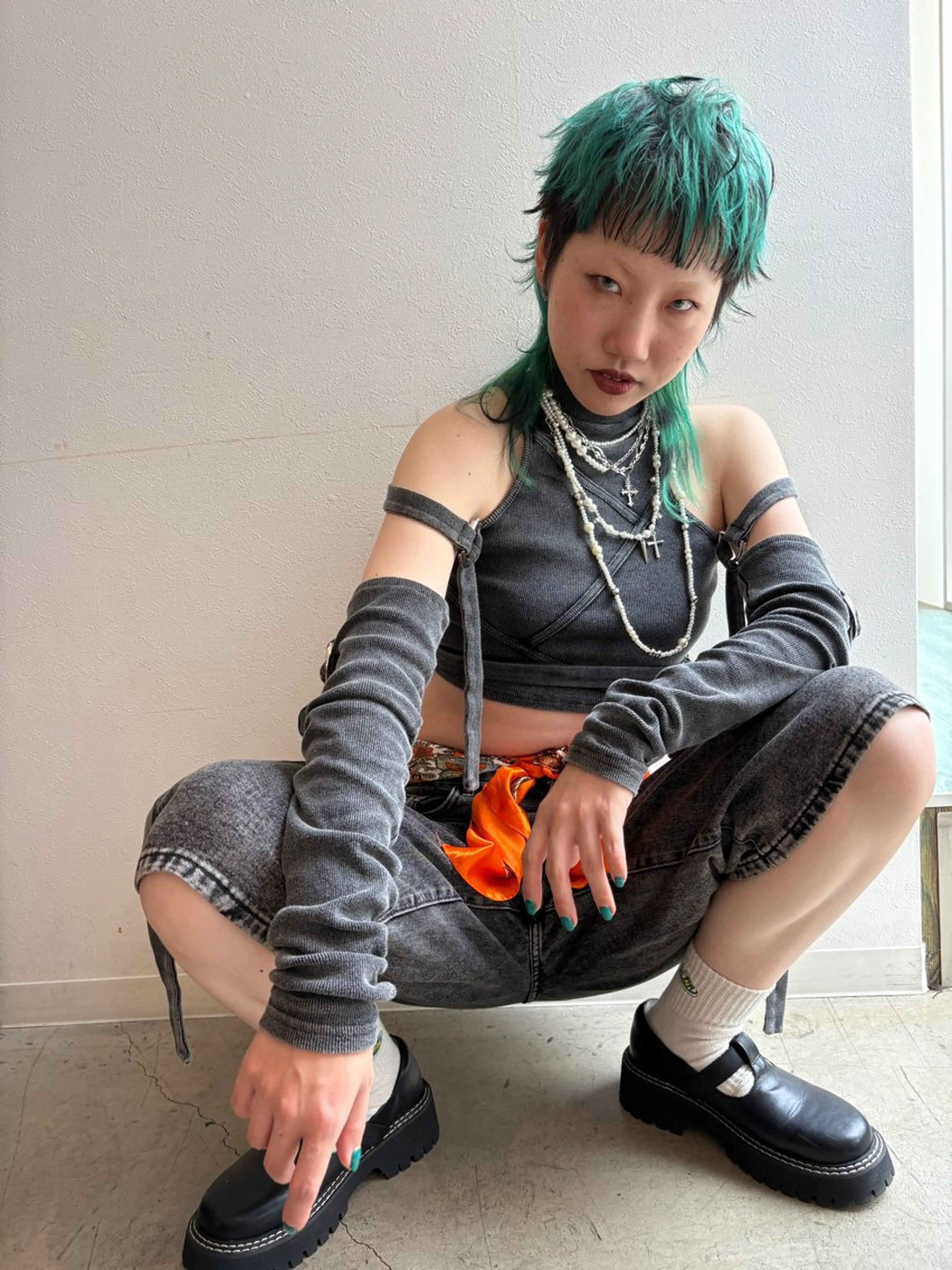 セミロング いりえ しゃけのヘアスタイル