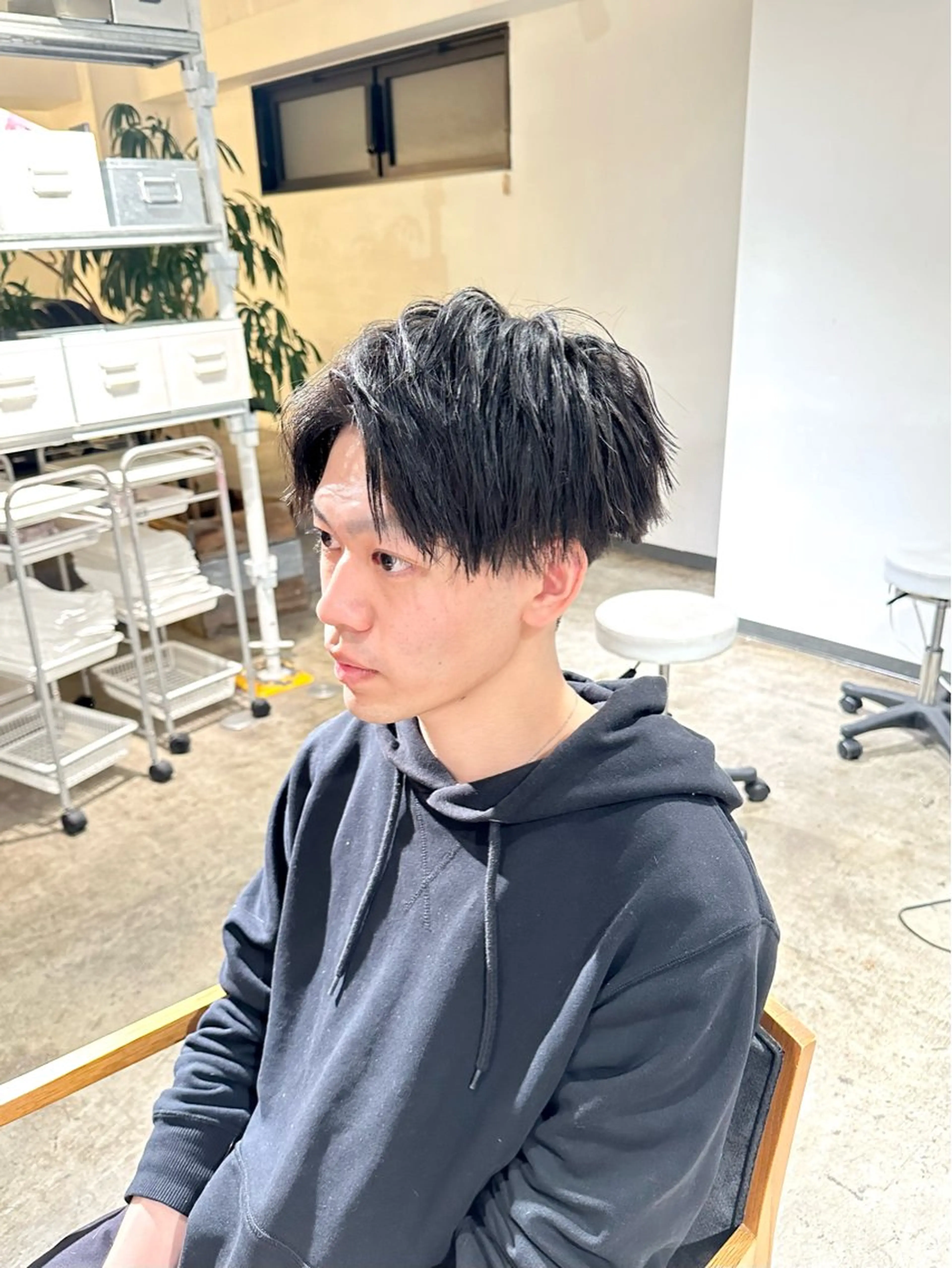 メンズ マッシュ メンズパーマ カット 骨格補正施術/メンズ 専門美容師/YUYAのヘアスタイル