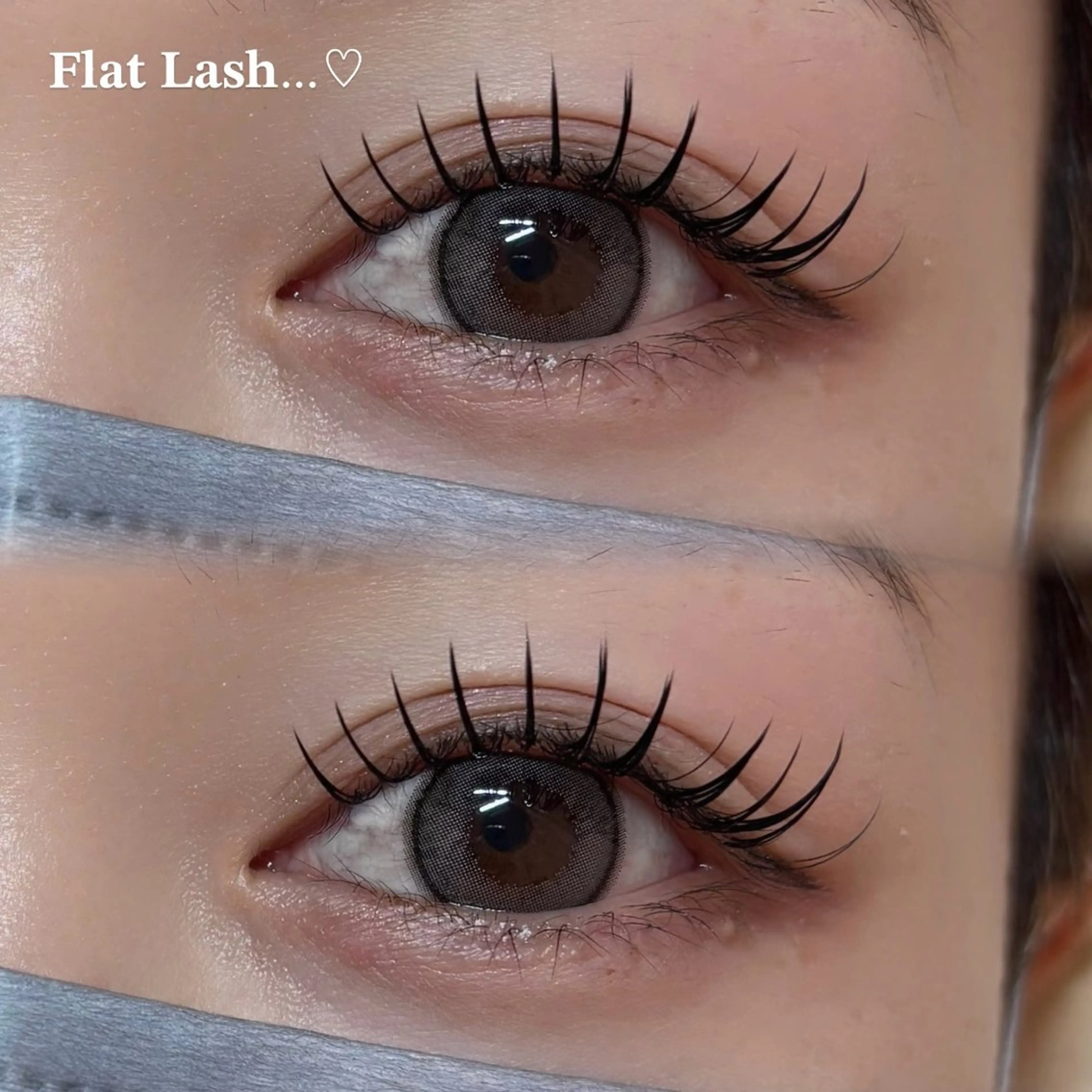 マツエク・マツパ Cカール ナチュラル YUZUKI .⋆𝜗𝜚のマツエク・マツパデザイン