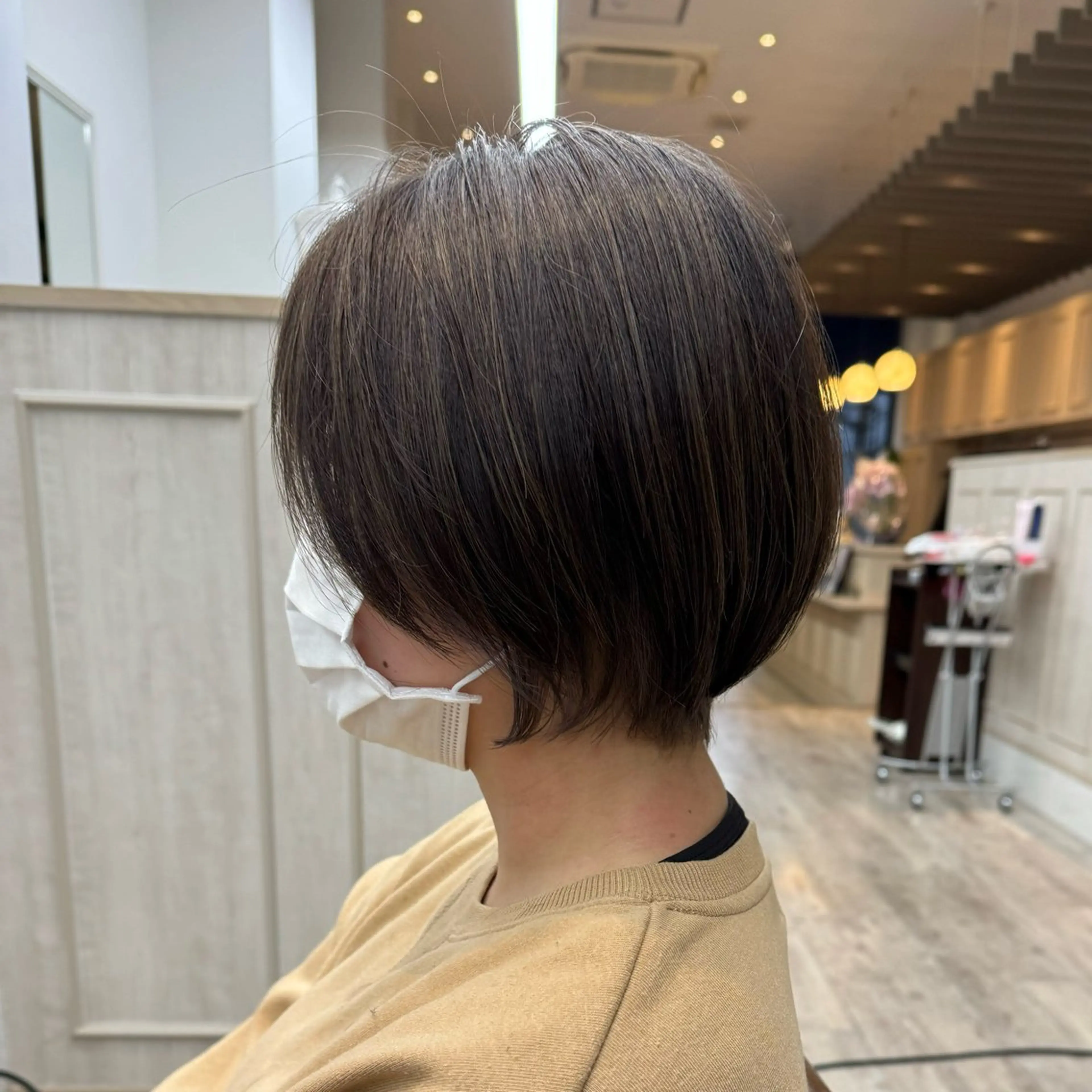 ショート ショート/ボブ パーマ/中原のヘアスタイル