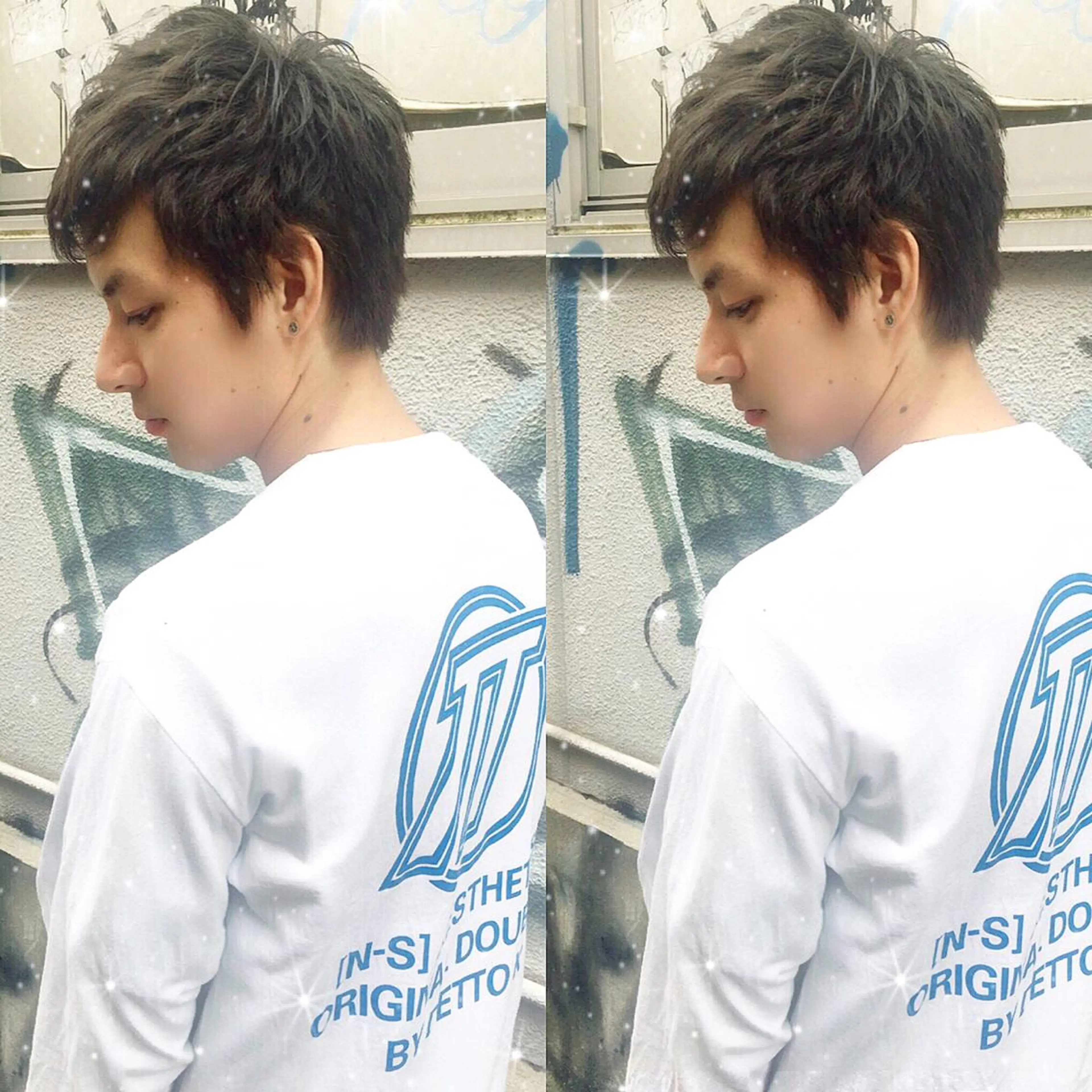 ショート メンズ ウルフカット／吉村 桃子のヘアスタイル