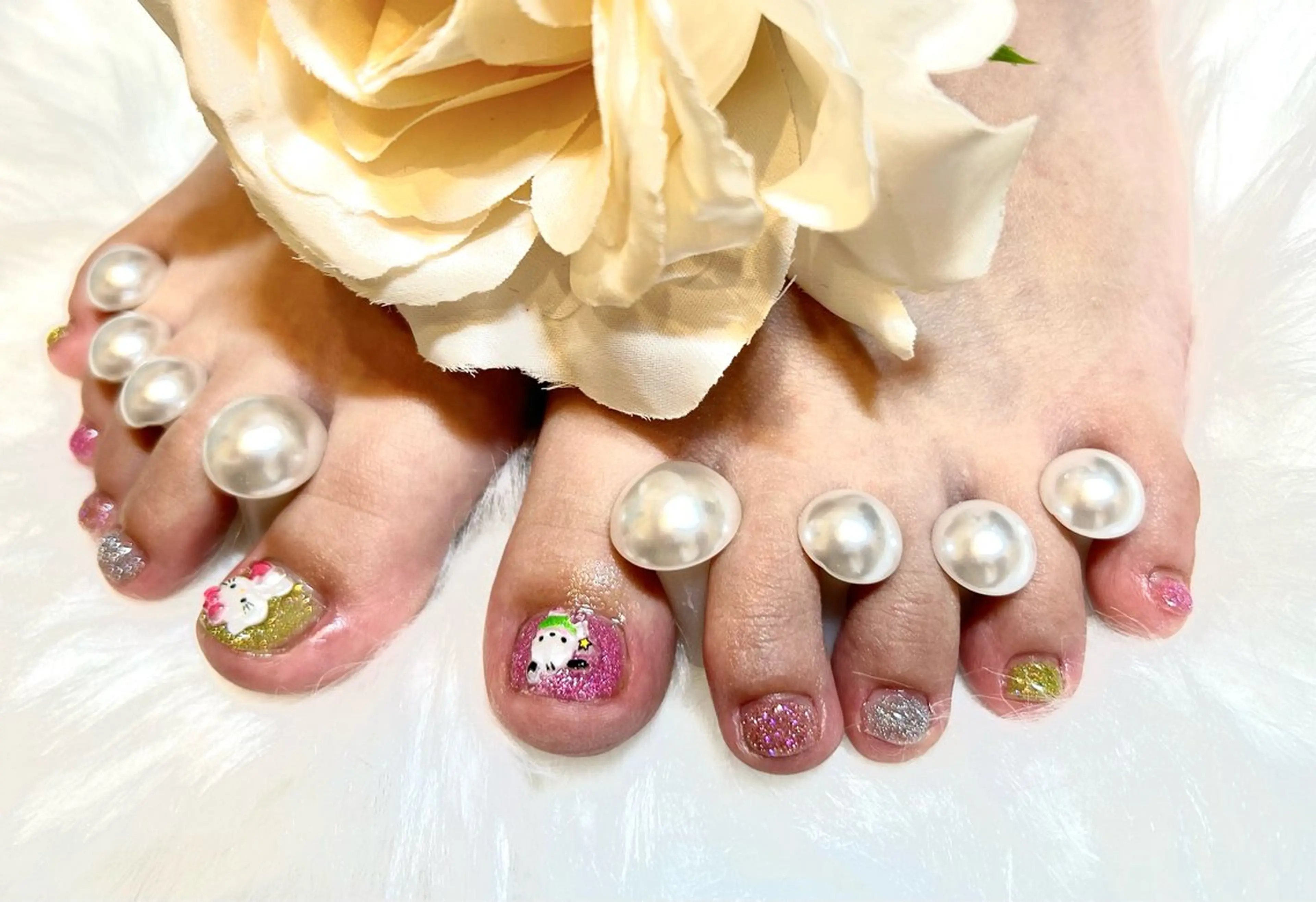 ネイル フットネイル 頑張る女性の味方✴︎ M.i　nail ♡のネイルデザイン