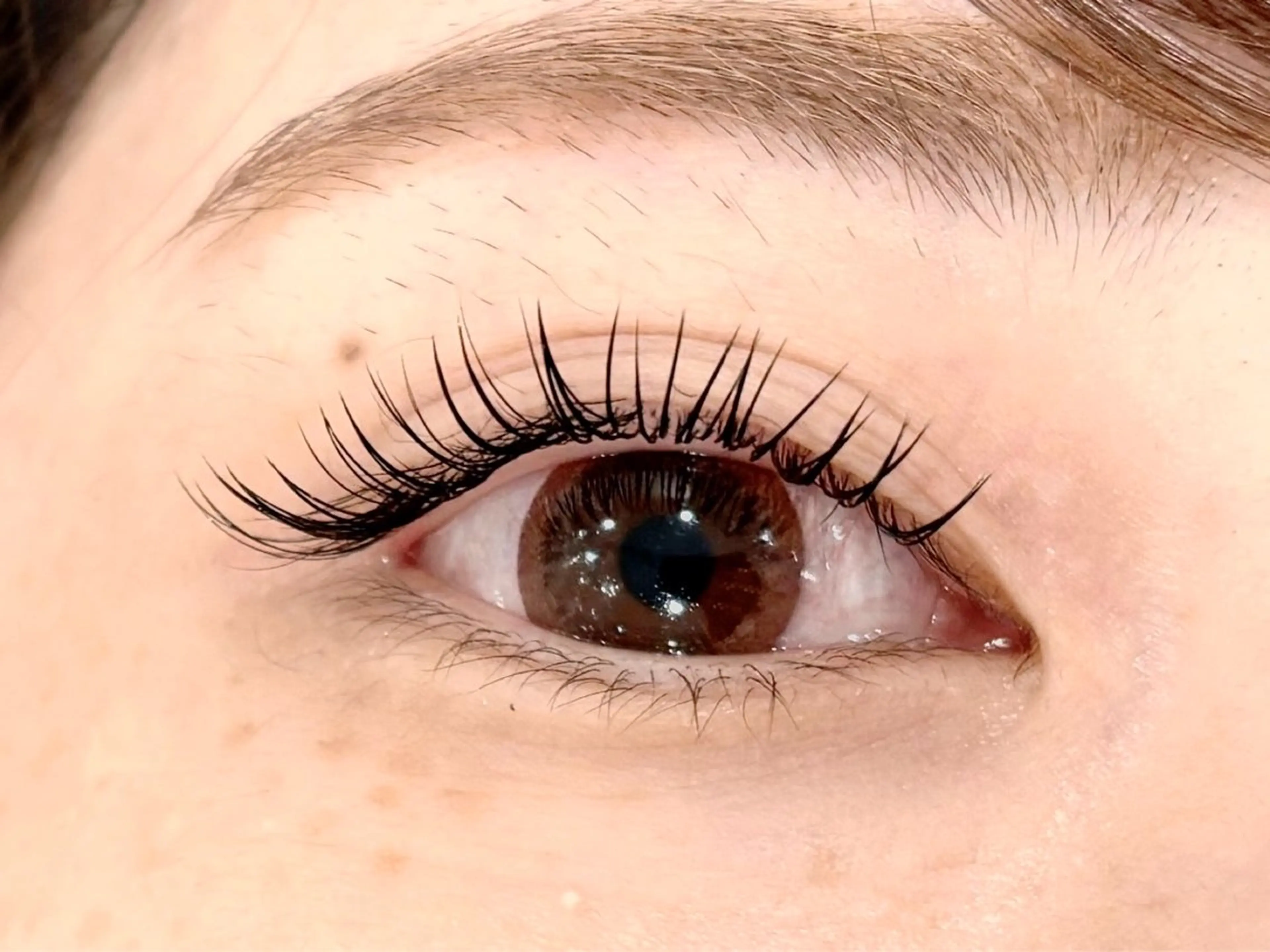 マツエク・マツパ フラットラッシュ 目尻長め マツエク aika/ &healthy🪽のマツエク・マツパデザイン